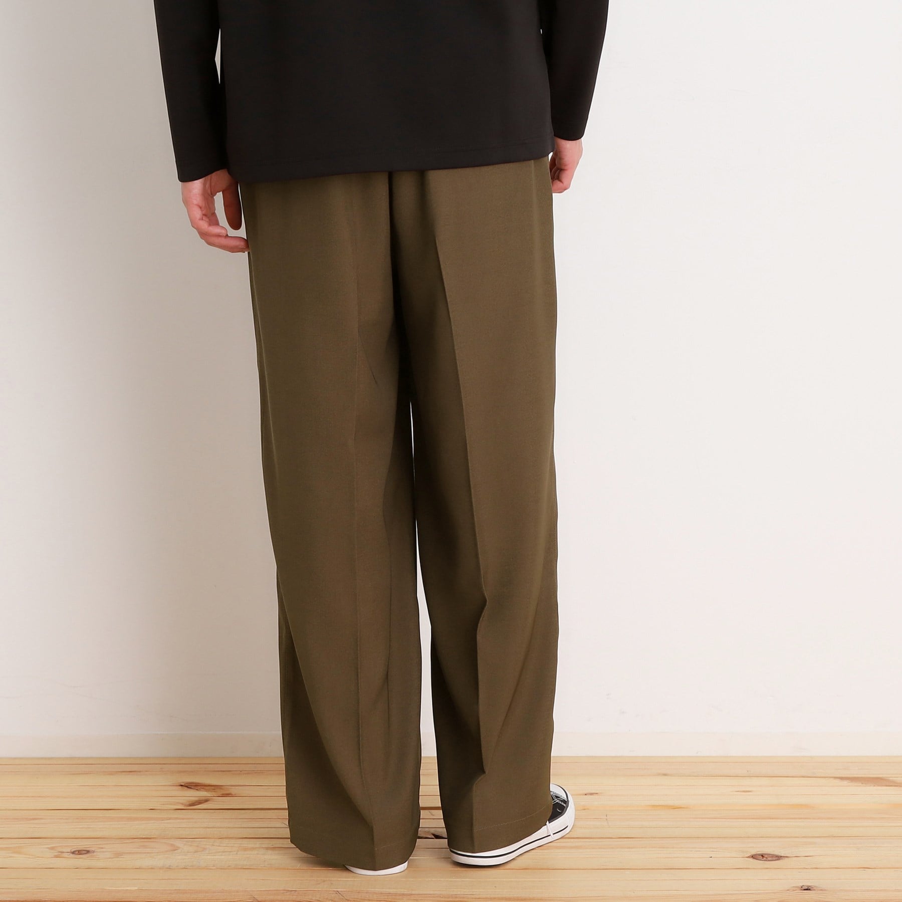 THE SHOP TK Twill Wide Slacks