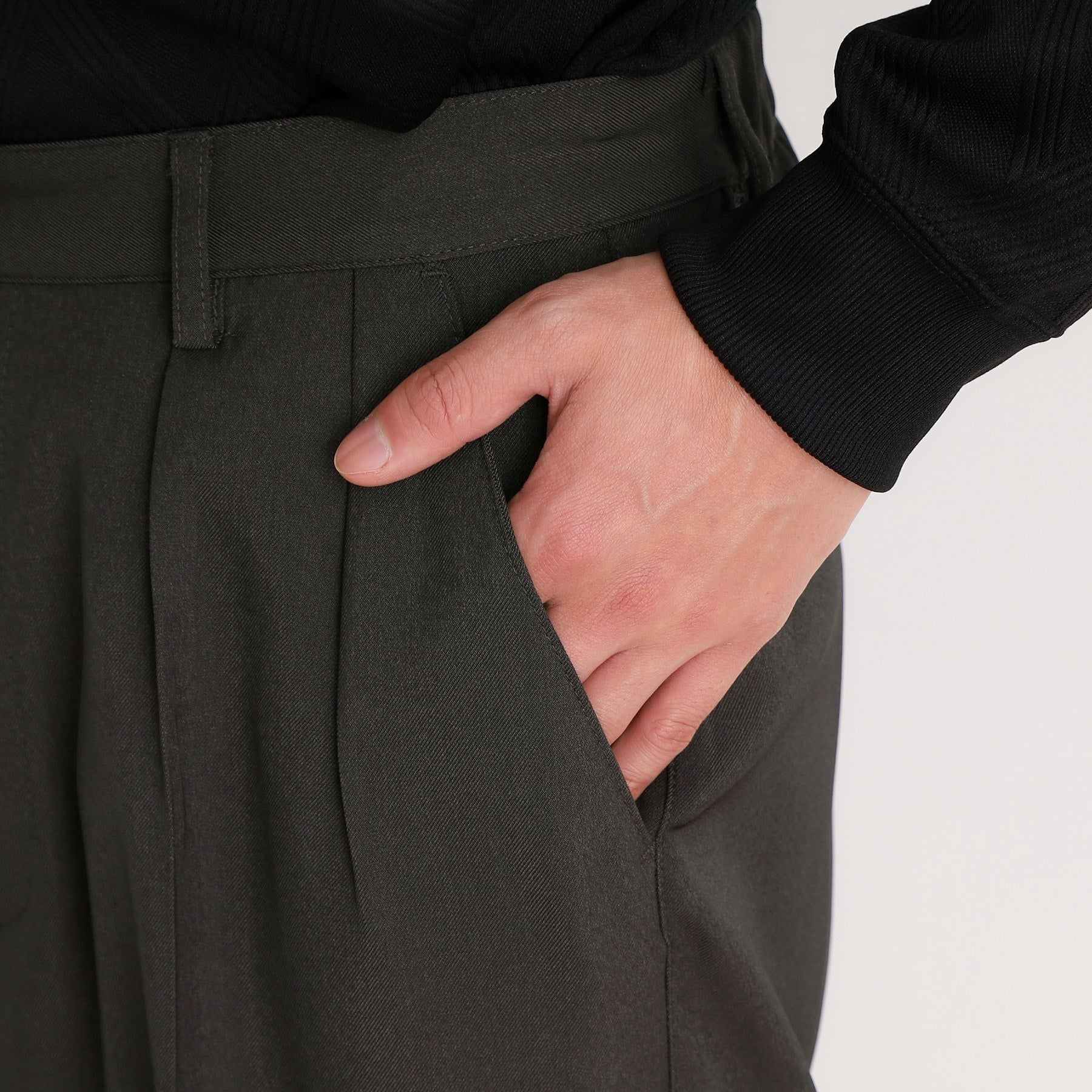 THE SHOP TK Twill Wide Slacks