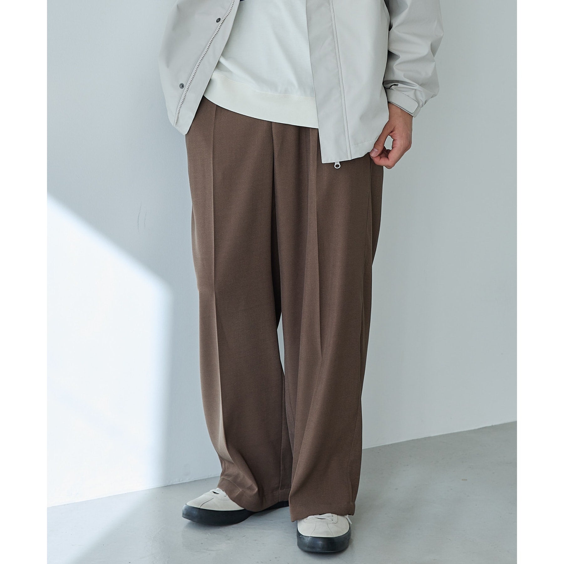 THE SHOP TK Twill Wide Slacks