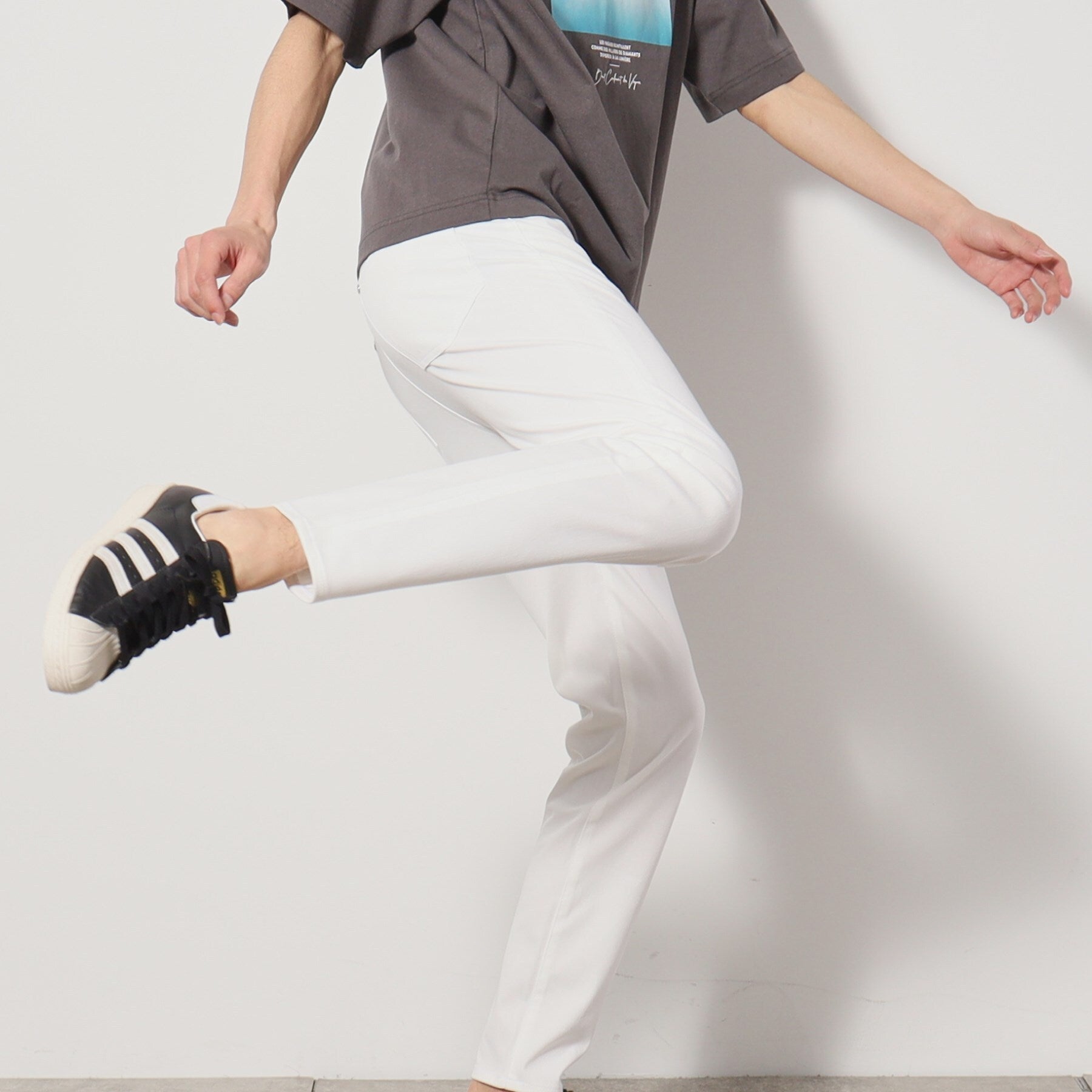 ザ ショップ ティーケー(メンズ) THE SHOP TK(Men) プレミアムスキニーパンツCOOL 360°ストレッチ/接触冷感 (オリーブグリーン(026)) オリーブグリーン(026)