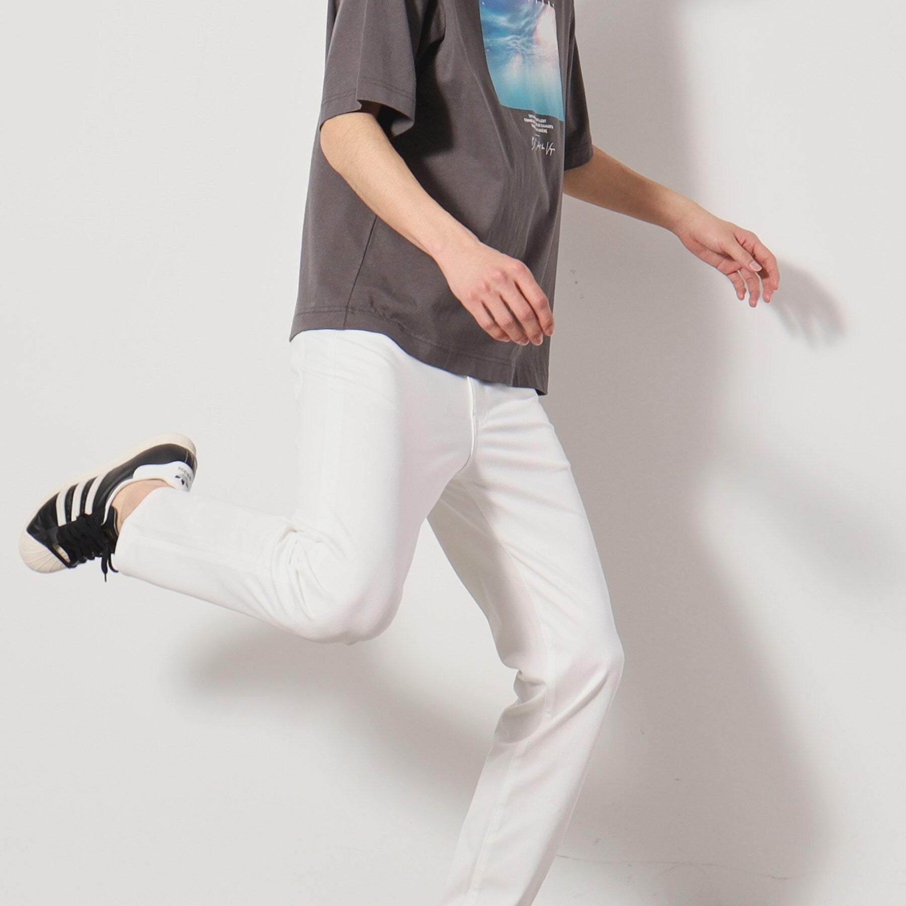 ザ ショップ ティーケー(メンズ) THE SHOP TK(Men) プレミアムスキニーパンツCOOL 360°ストレッチ/接触冷感 (オリーブグリーン(026)) オリーブグリーン(026)