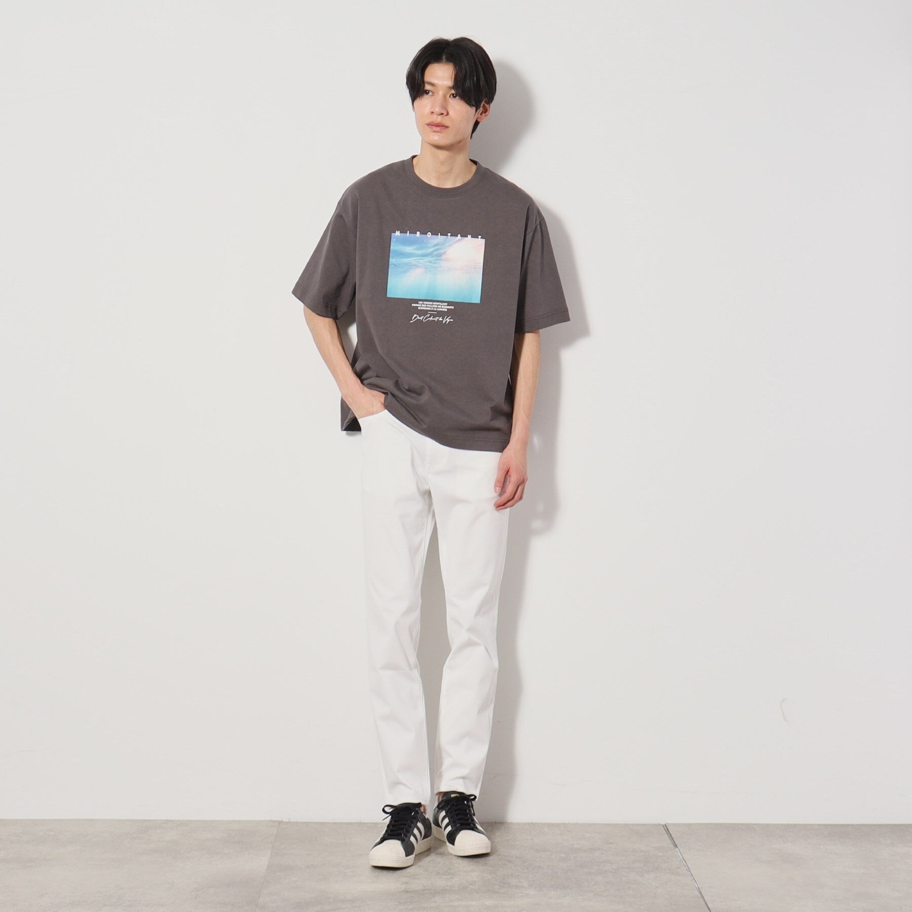 ザ ショップ ティーケー(メンズ) THE SHOP TK(Men) プレミアムスキニーパンツCOOL 360°ストレッチ/接触冷感 (オリーブグリーン(026)) オリーブグリーン(026)