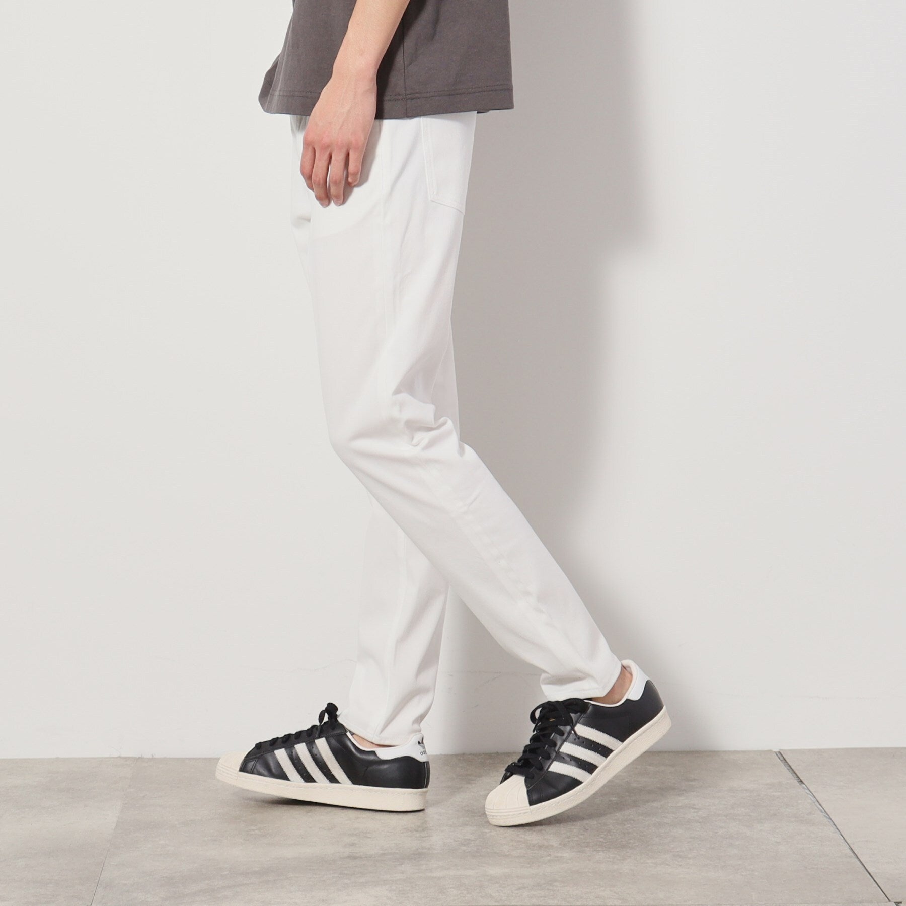 ザ ショップ ティーケー(メンズ) THE SHOP TK(Men) プレミアムスキニーパンツCOOL 360°ストレッチ/接触冷感 (オリーブグリーン(026)) オリーブグリーン(026)