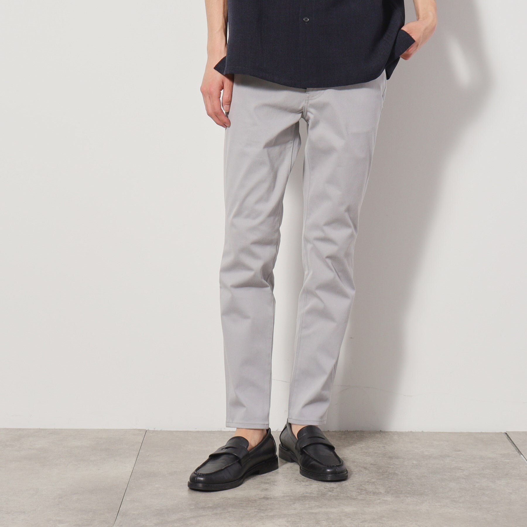 ザ ショップ ティーケー(メンズ) THE SHOP TK(Men) プレミアムスキニーパンツCOOL 360°ストレッチ/接触冷感 (オリーブグリーン(026)) オリーブグリーン(026)