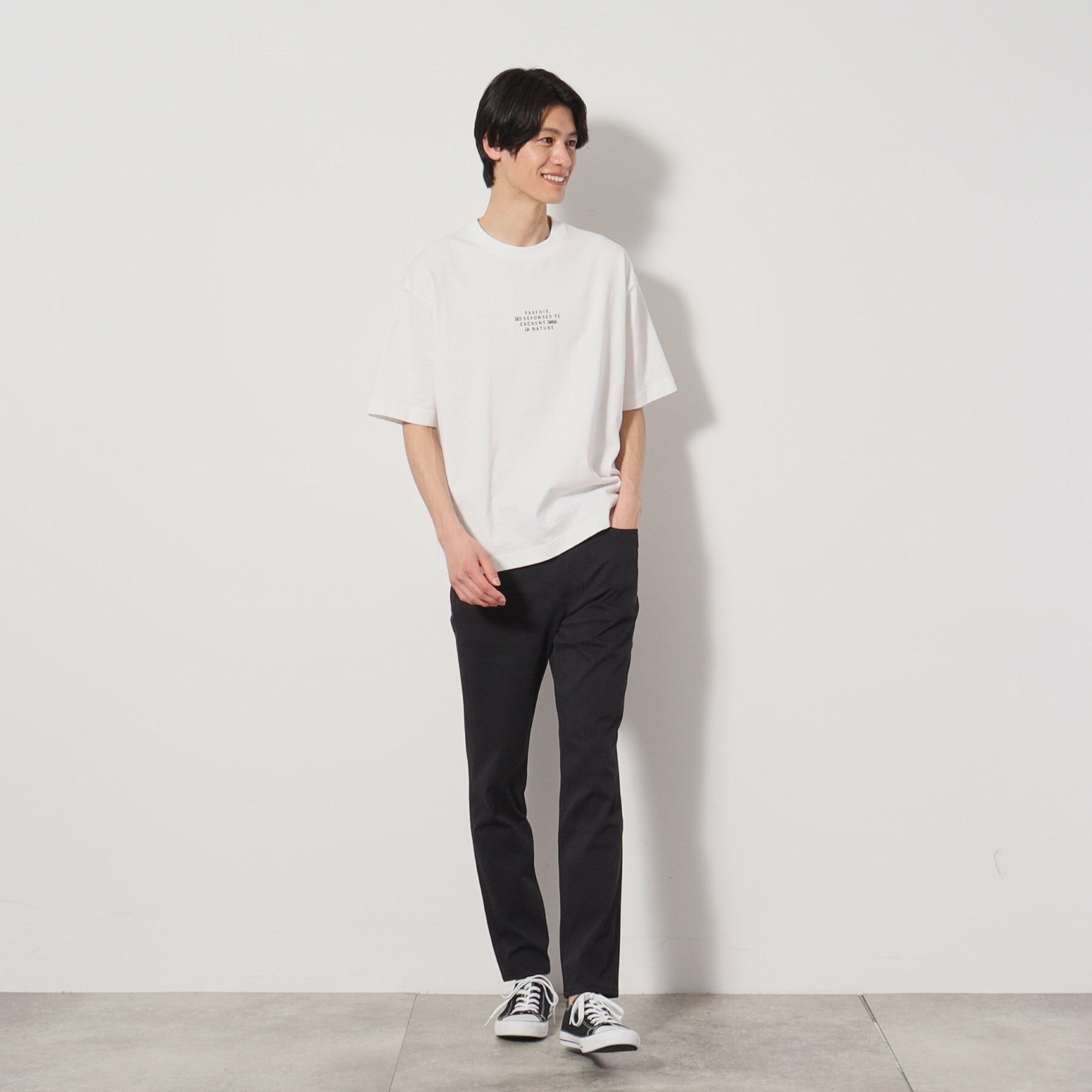 ザ ショップ ティーケー(メンズ) THE SHOP TK(Men) プレミアムスキニーパンツCOOL 360°ストレッチ/接触冷感 (オリーブグリーン(026)) オリーブグリーン(026)