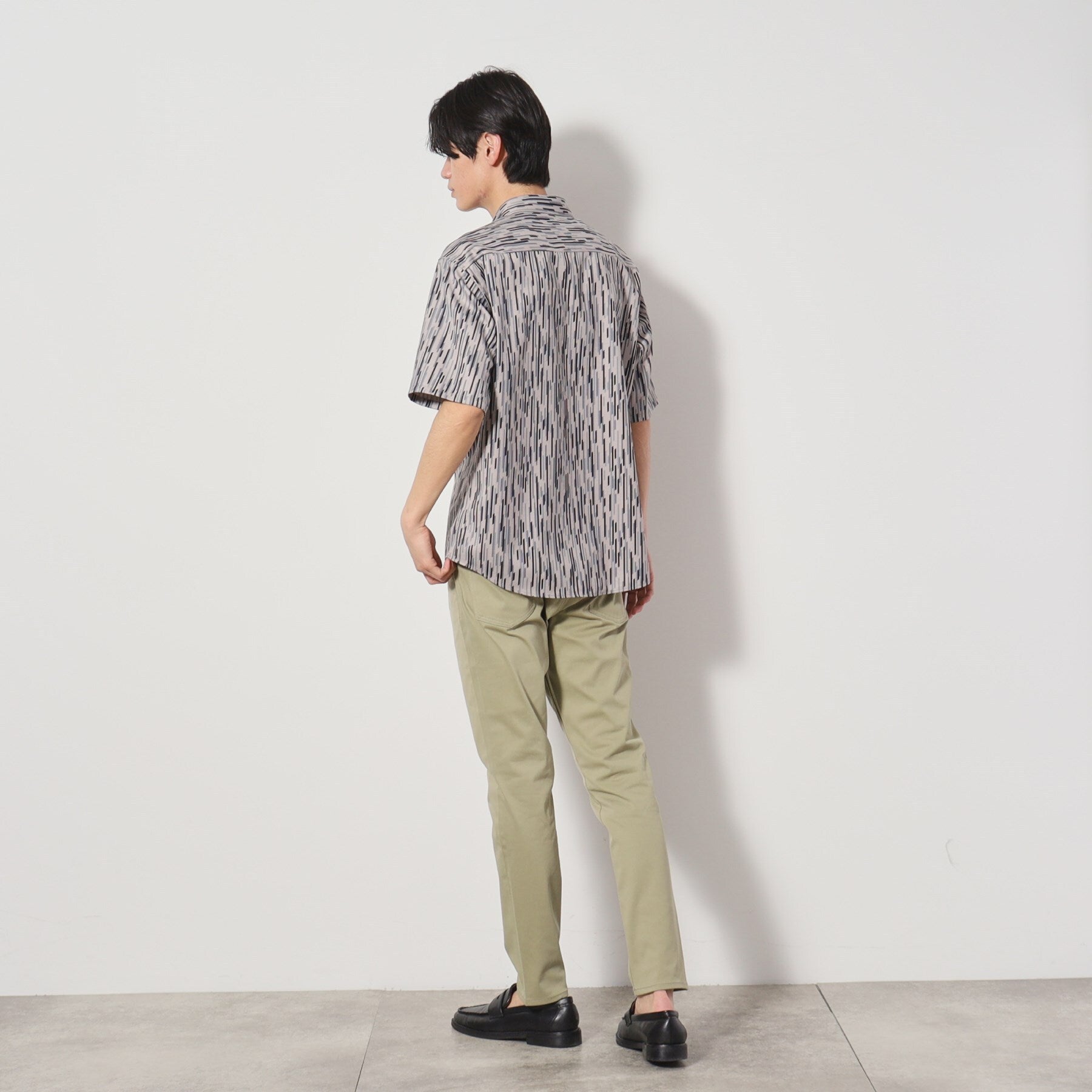 ザ ショップ ティーケー(メンズ) THE SHOP TK(Men) プレミアムスキニーパンツCOOL 360°ストレッチ/接触冷感 (オリーブグリーン(026)) オリーブグリーン(026)