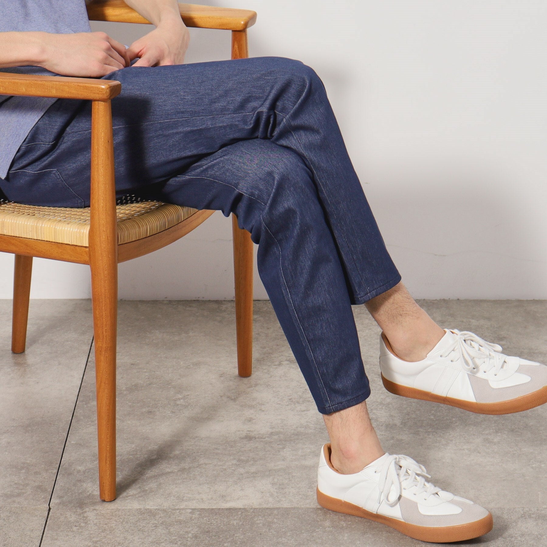 ザ ショップ ティーケー(メンズ) THE SHOP TK(Men) プレミアムスキニーパンツCOOL 360°ストレッチ/接触冷感 (オリーブグリーン(026)) オリーブグリーン(026)