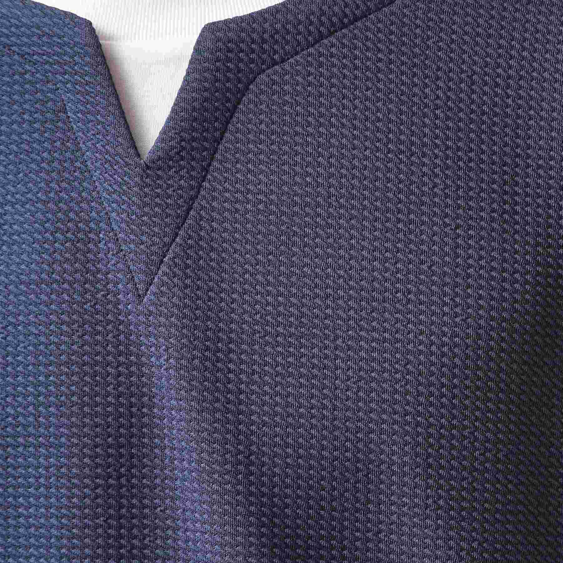 ザ ショップ ティーケー(メンズ) THE SHOP TK(Men) ミニフクレキーネックプルオーバー SS (ブルー(092)) ブルー(092)