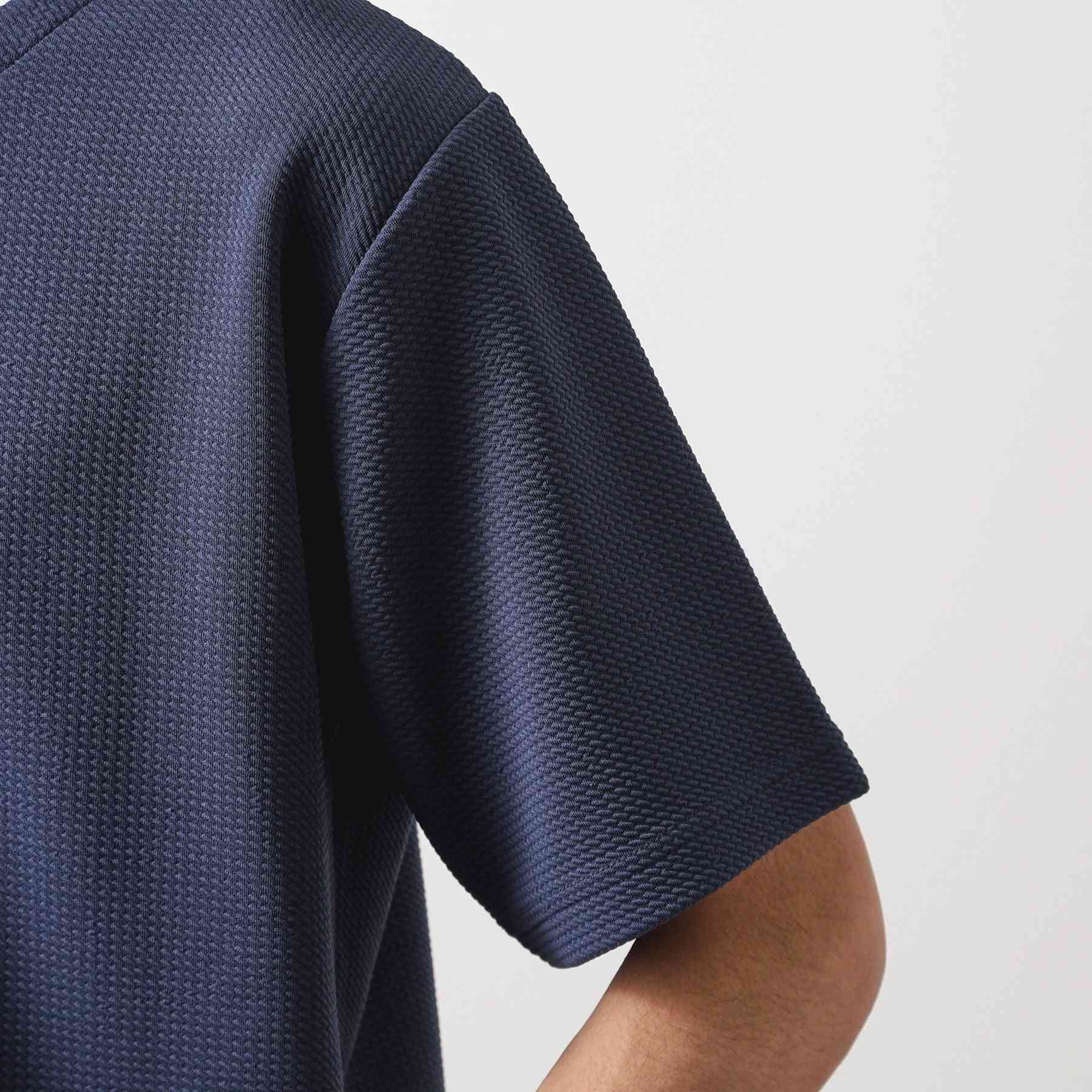 ザ ショップ ティーケー(メンズ) THE SHOP TK(Men) ミニフクレキーネックプルオーバー SS (ブルー(092)) ブルー(092)