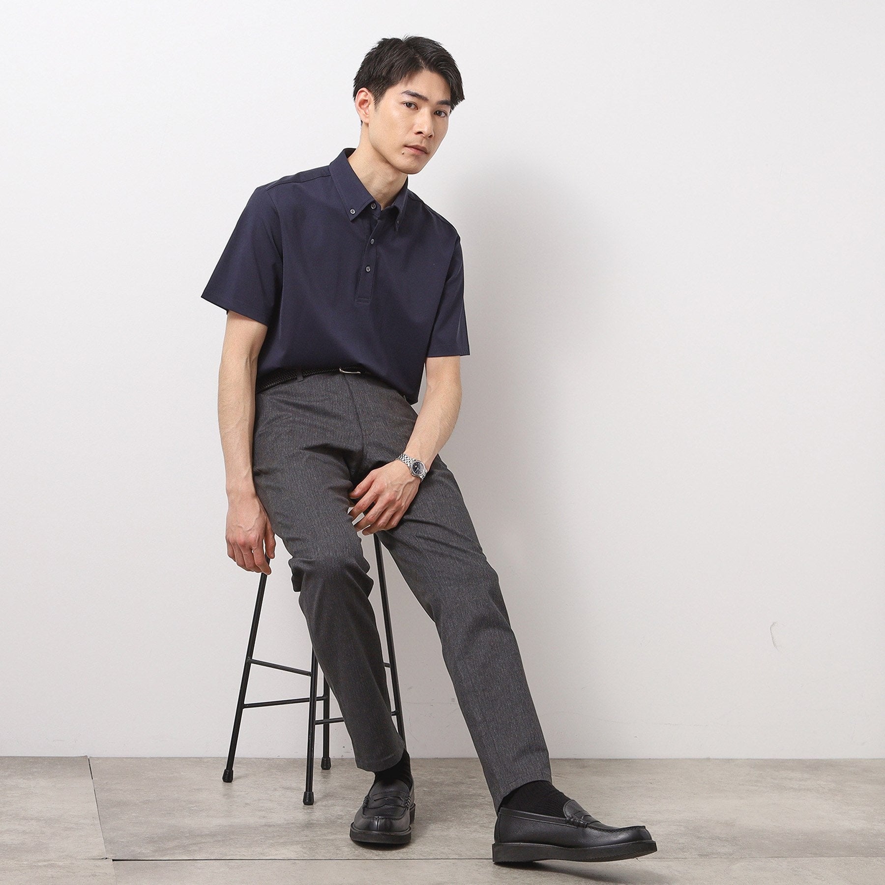 ザ ショップ ティーケー(メンズ) THE SHOP TK(Men) 7DAYSパンツCOOL (ネイビー(094)) ネイビー(094)