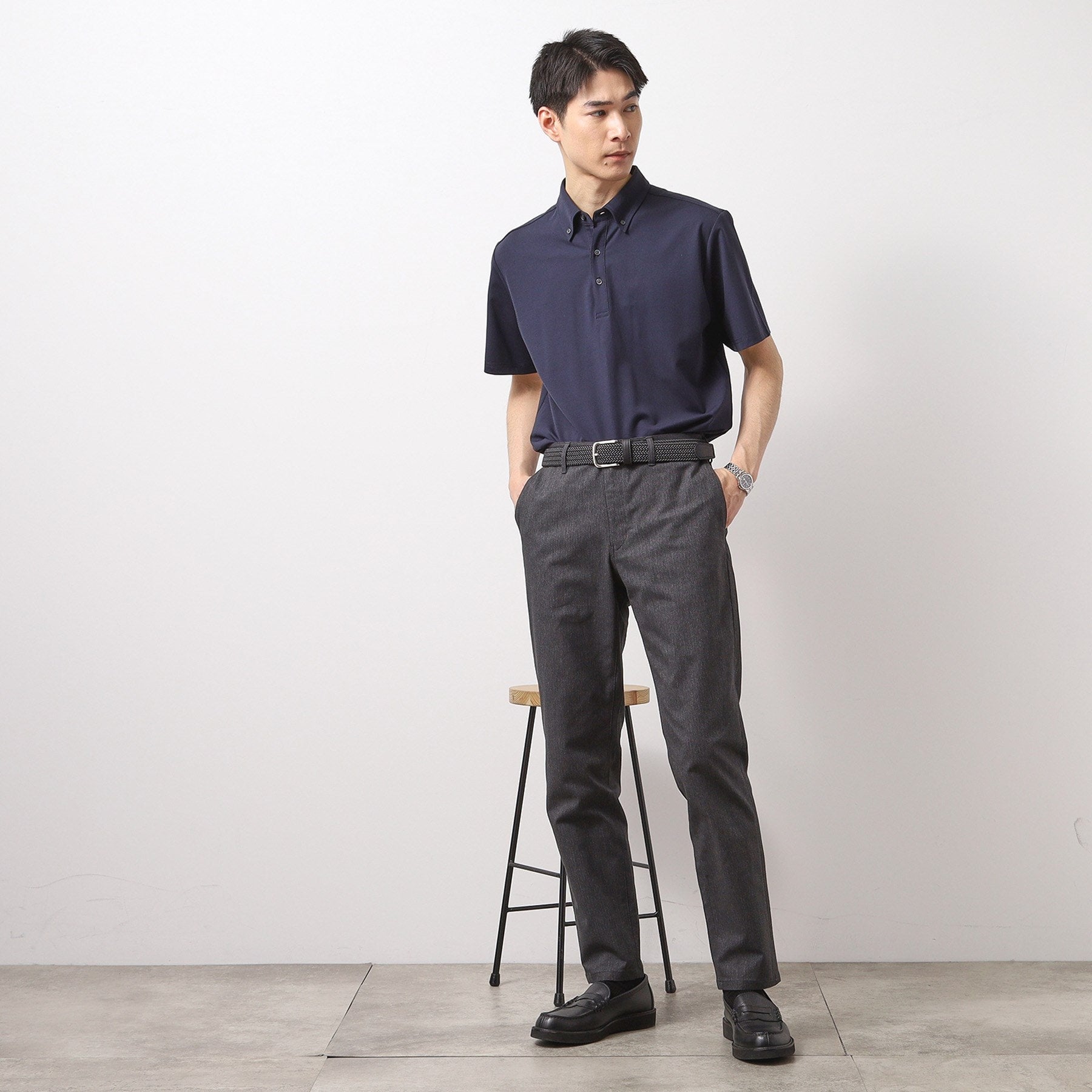 ザ ショップ ティーケー(メンズ) THE SHOP TK(Men) 7DAYSパンツCOOL (ネイビー(094)) ネイビー(094)