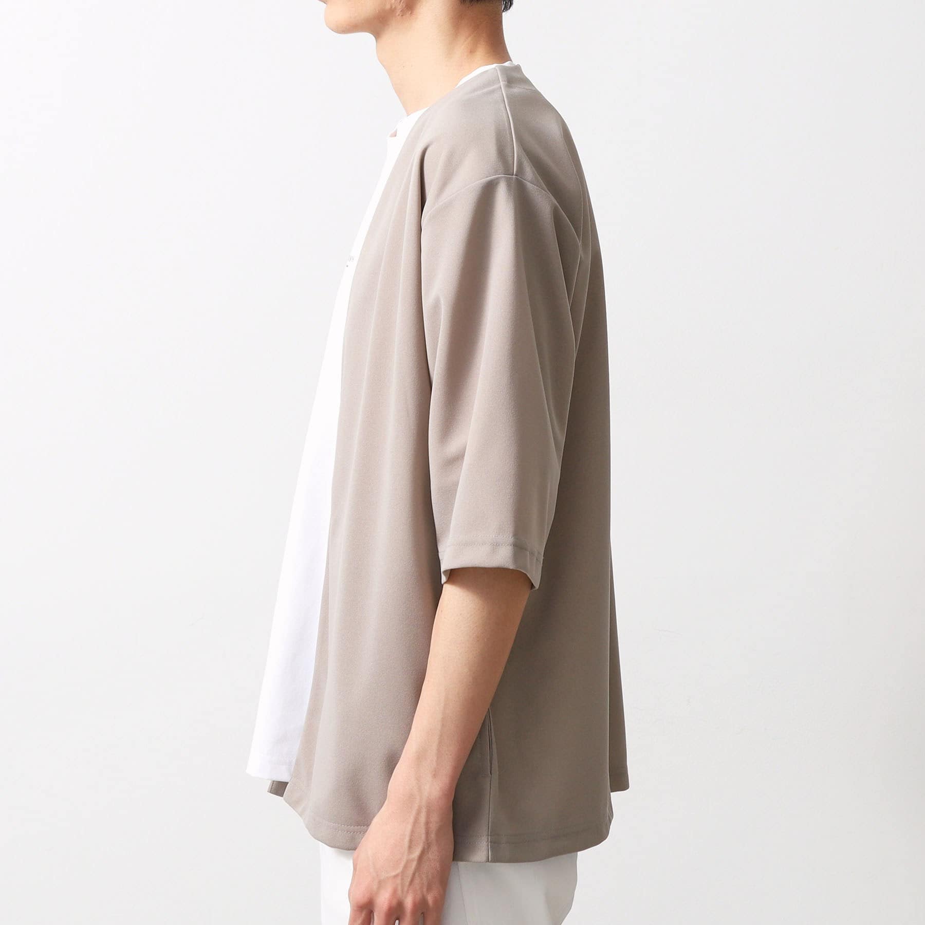 ザ ショップ ティーケー(メンズ) THE SHOP TK(Men) 強撚梨地アンサンブルカーデ (ブルー(091)) ブルー(091)