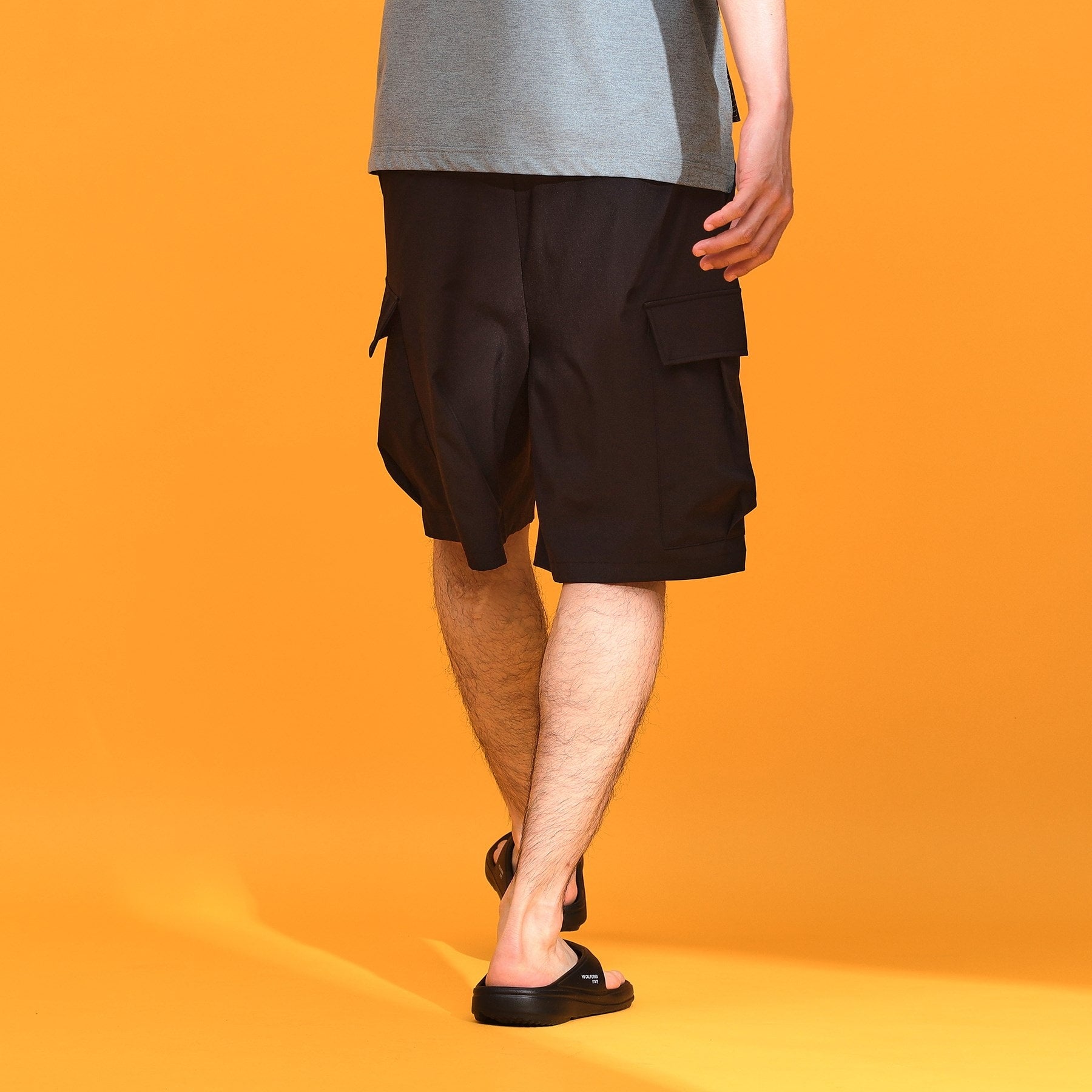 ザ ショップ ティーケー(メンズ) THE SHOP TK(Men) misugiwa水陸両用カーゴショートパンツ 接触冷感/UVカット/吸水速乾 (ブラック(019)) ブラック(019)