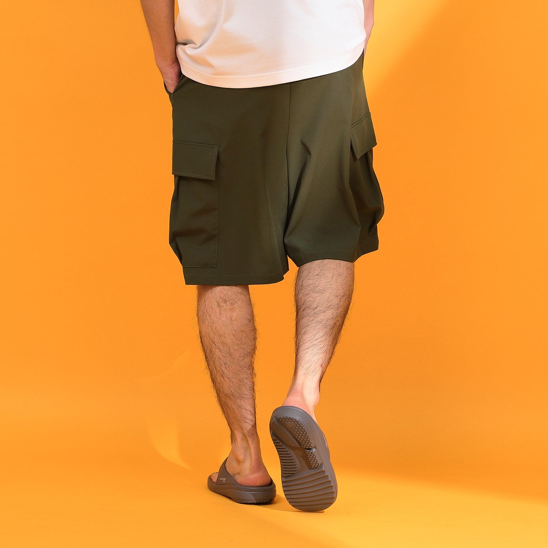 ザ ショップ ティーケー(メンズ) THE SHOP TK(Men) misugiwa水陸両用カーゴショートパンツ 接触冷感/UVカット/吸水速乾 (ブラック(019)) ブラック(019)