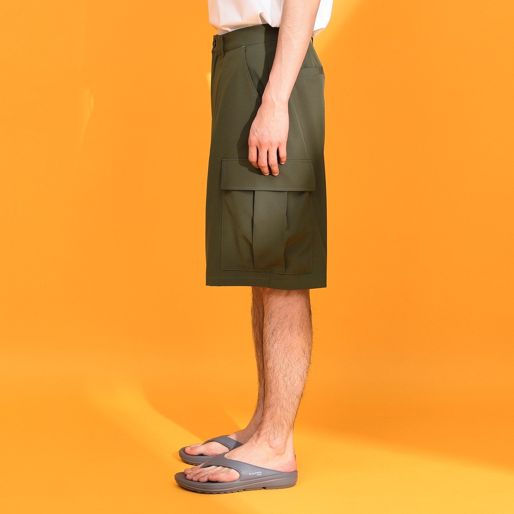 ザ ショップ ティーケー(メンズ) THE SHOP TK(Men) misugiwa水陸両用カーゴショートパンツ 接触冷感/UVカット/吸水速乾 (ブラック(019)) ブラック(019)