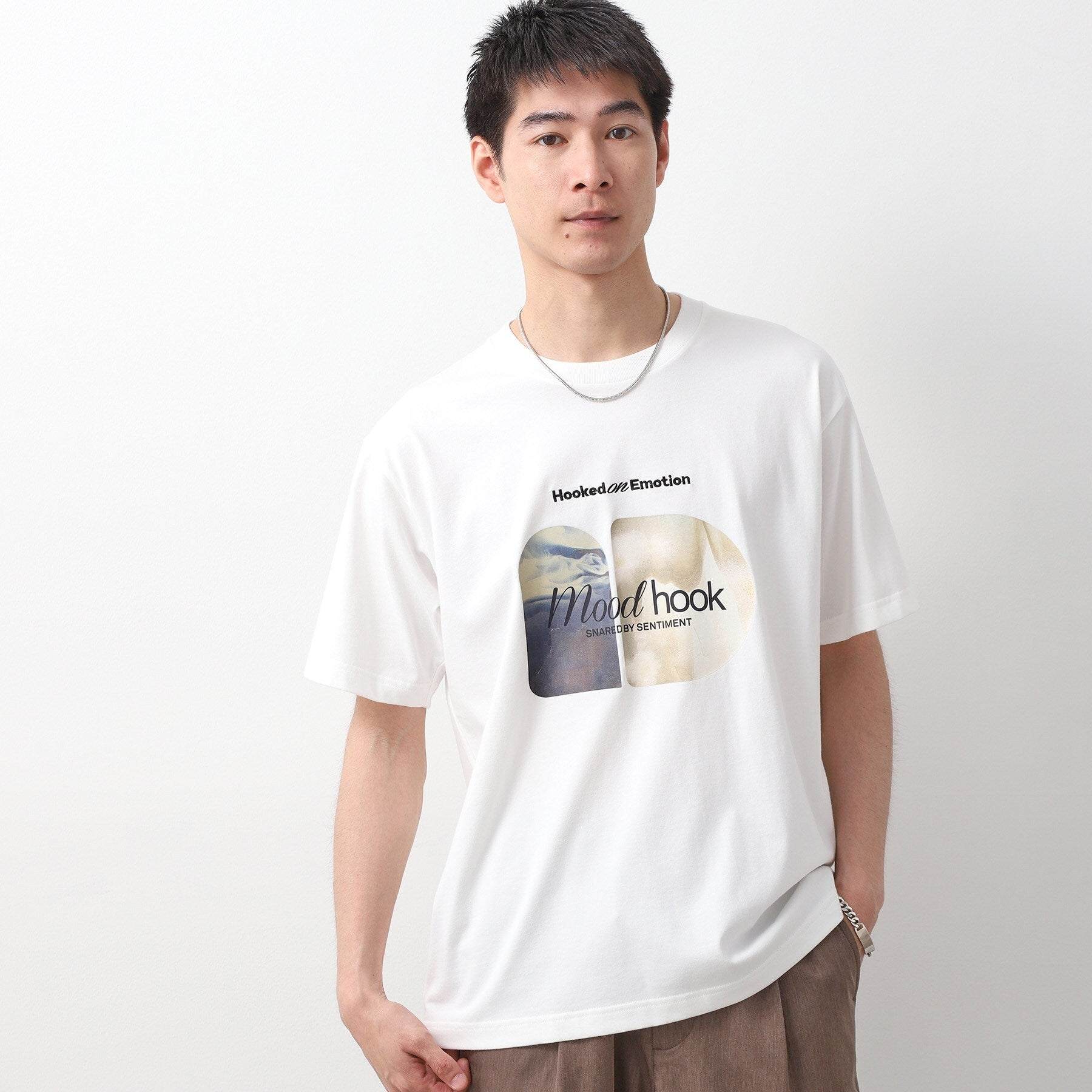 ザ ショップ ティーケー(メンズ) THE SHOP TK(Men) アートグラフィック半袖Tシャツ (オフホワイト(803)) オフホワイト(803)