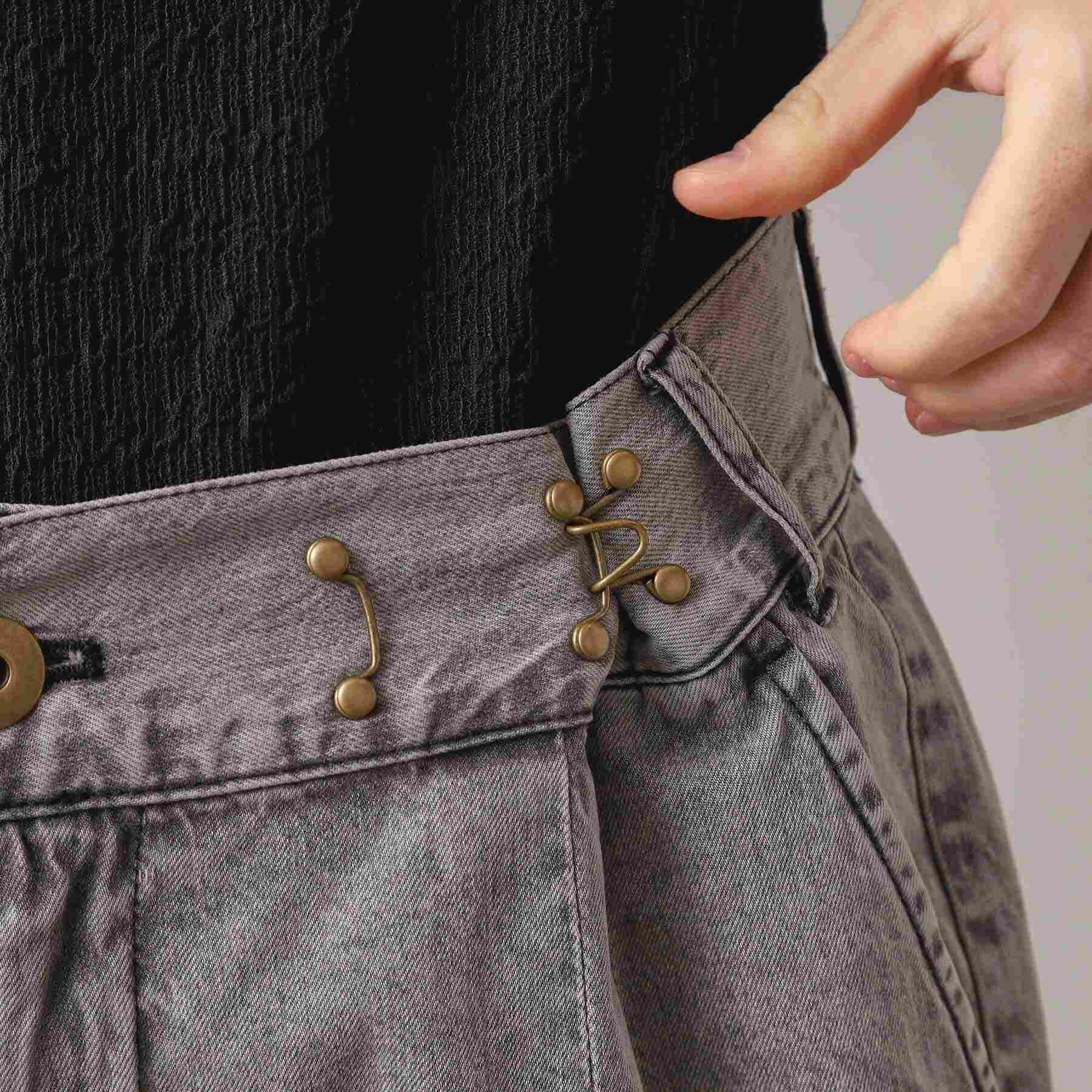 ザ ショップ ティーケー(メンズ) THE SHOP TK(Men) ツータックワイドデニムパンツ (ライトグレー(011)) ライトグレー(011)