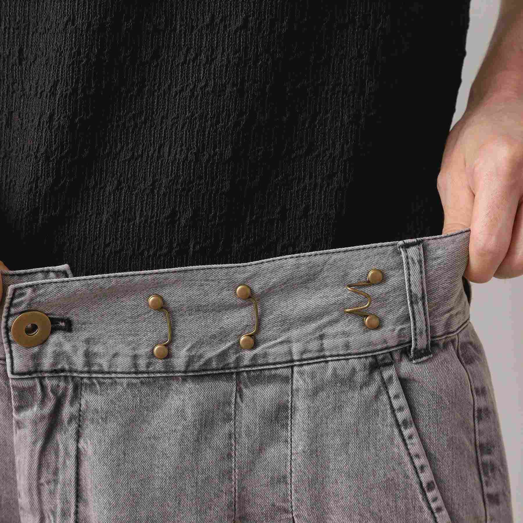 ザ ショップ ティーケー(メンズ) THE SHOP TK(Men) ツータックワイドデニムパンツ (ライトグレー(011)) ライトグレー(011)