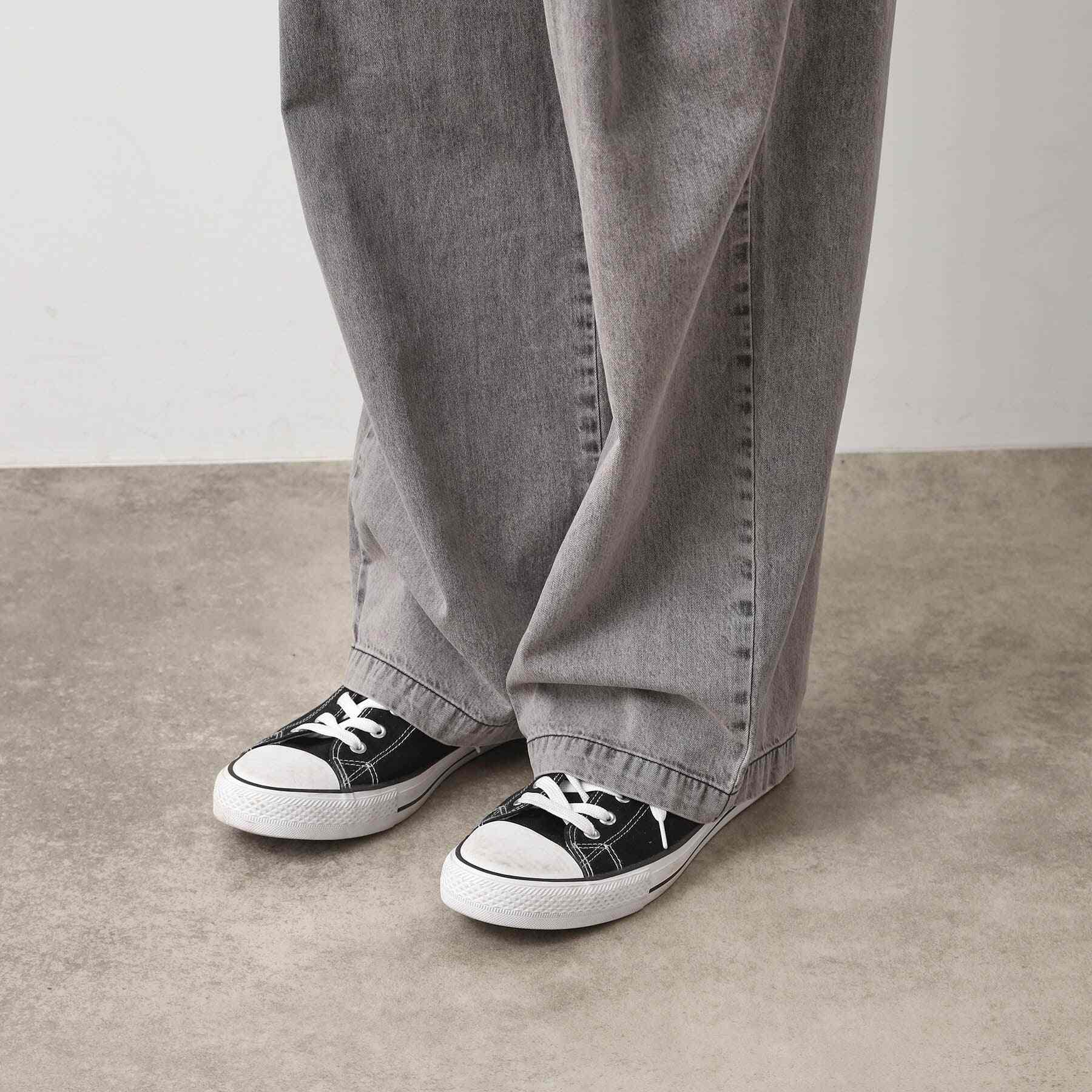 ザ ショップ ティーケー(メンズ) THE SHOP TK(Men) ツータックワイドデニムパンツ (ライトグレー(011)) ライトグレー(011)