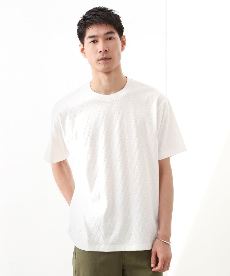 ザ ショップ ティーケー(メンズ) THE SHOP TK(Men) ジオメリンクスSS (ライトベージュ(051)) ライトベージュ(051)