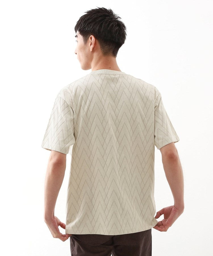 ザ ショップ ティーケー(メンズ) THE SHOP TK(Men) ジオメリンクスSS (ライトベージュ(051)) ライトベージュ(051)