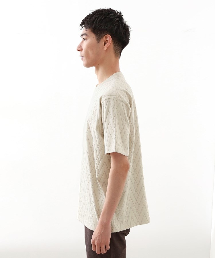 ザ ショップ ティーケー(メンズ) THE SHOP TK(Men) ジオメリンクスSS (ライトベージュ(051)) ライトベージュ(051)