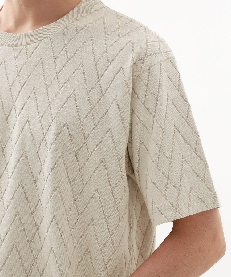 ザ ショップ ティーケー(メンズ) THE SHOP TK(Men) ジオメリンクスSS (ライトベージュ(051)) ライトベージュ(051)