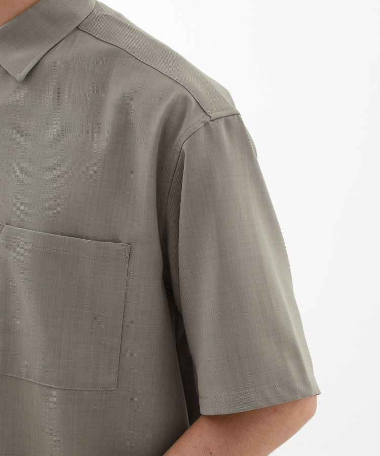 ザ ショップ ティーケー(メンズ) THE SHOP TK(Men) ドライポリシャツSS (チャコールグレー(014)) チャコールグレー(014)