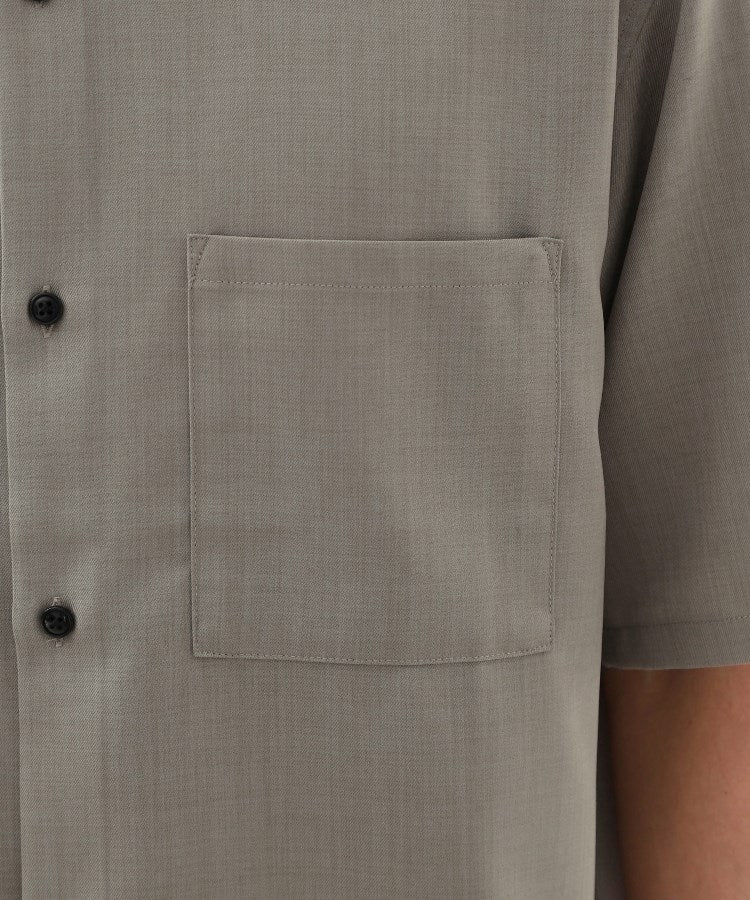 ザ ショップ ティーケー(メンズ) THE SHOP TK(Men) ドライポリシャツSS (チャコールグレー(014)) チャコールグレー(014)