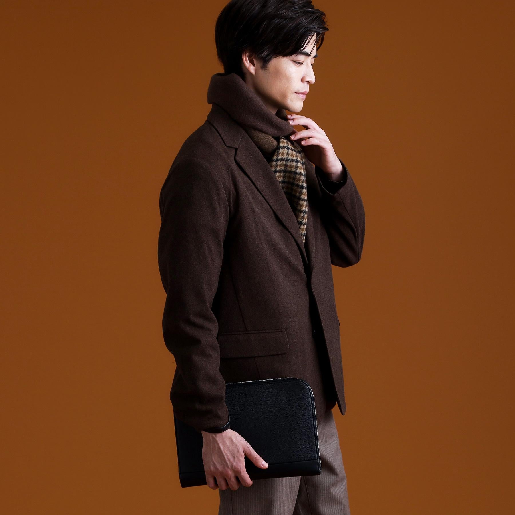 ザ ショップ ティーケー(メンズ) THE SHOP TK(Men) ホームスパンジャージジャケット【セットアップ可】 (チャコールグレー(013)) チャコールグレー(013)