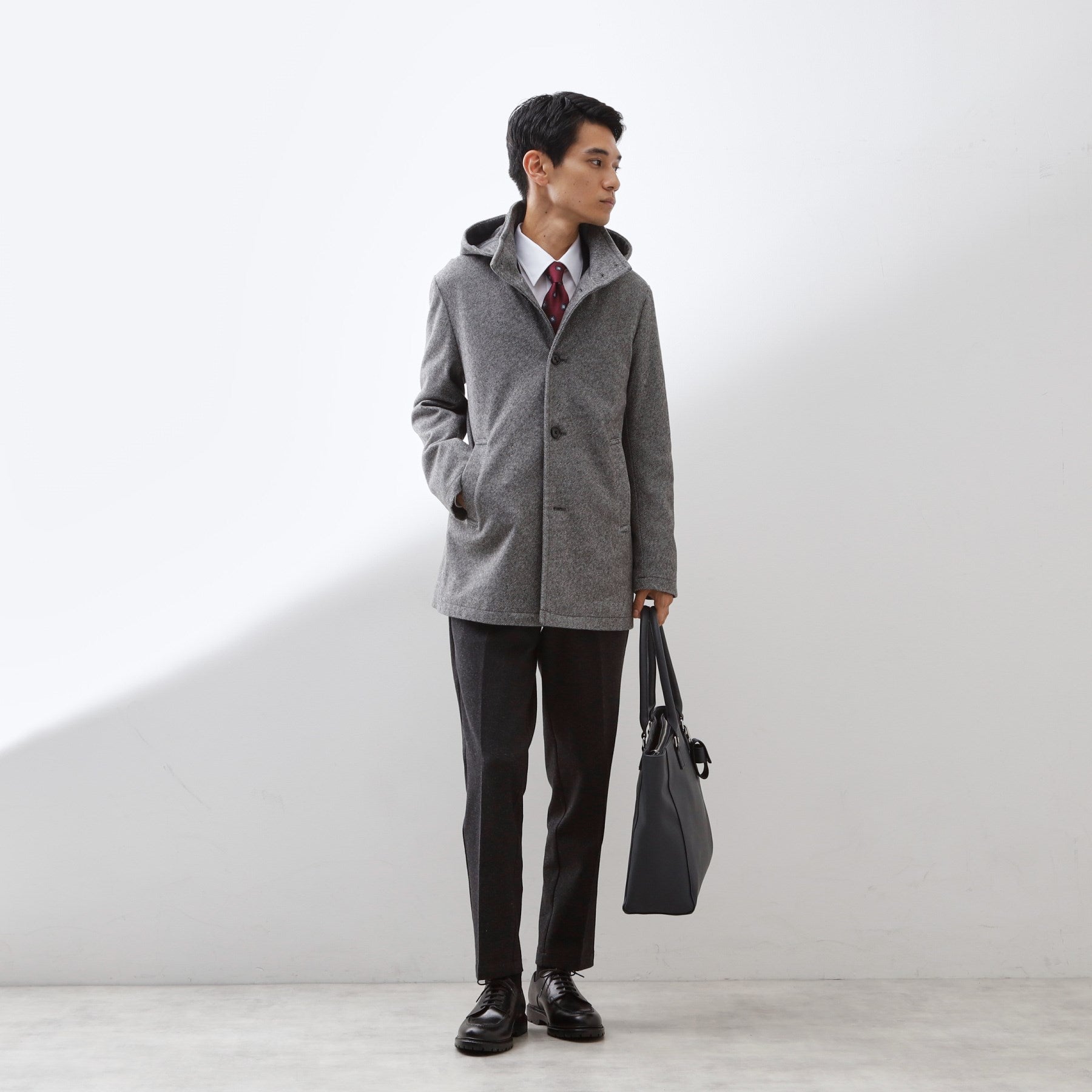 ザ ショップ ティーケー(メンズ) THE SHOP TK(Men) ウーリックスタンドメルトンコート (グレー(412)) グレー(412)