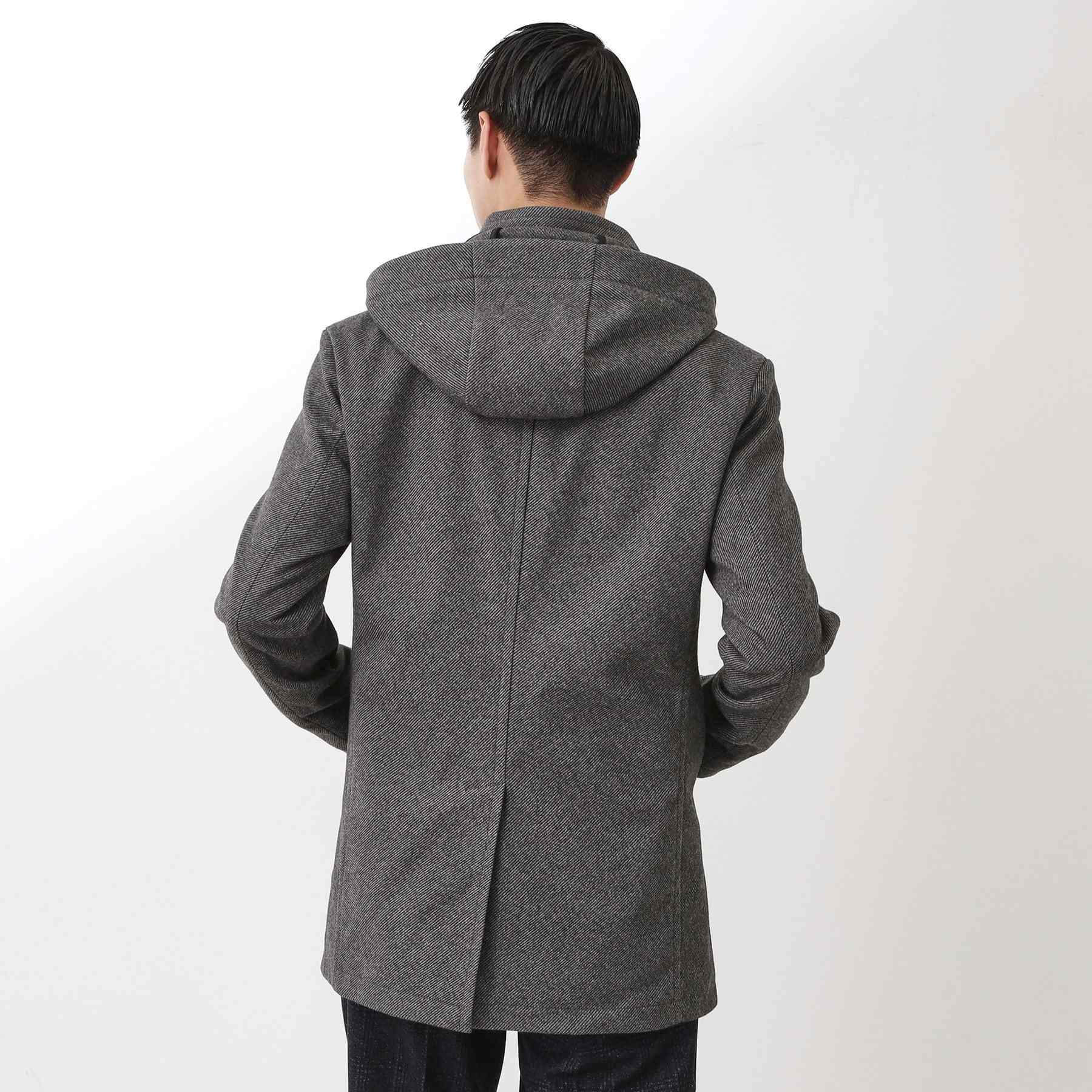 ザ ショップ ティーケー(メンズ) THE SHOP TK(Men) ウーリックスタンドメルトンコート (グレー(412)) グレー(412)