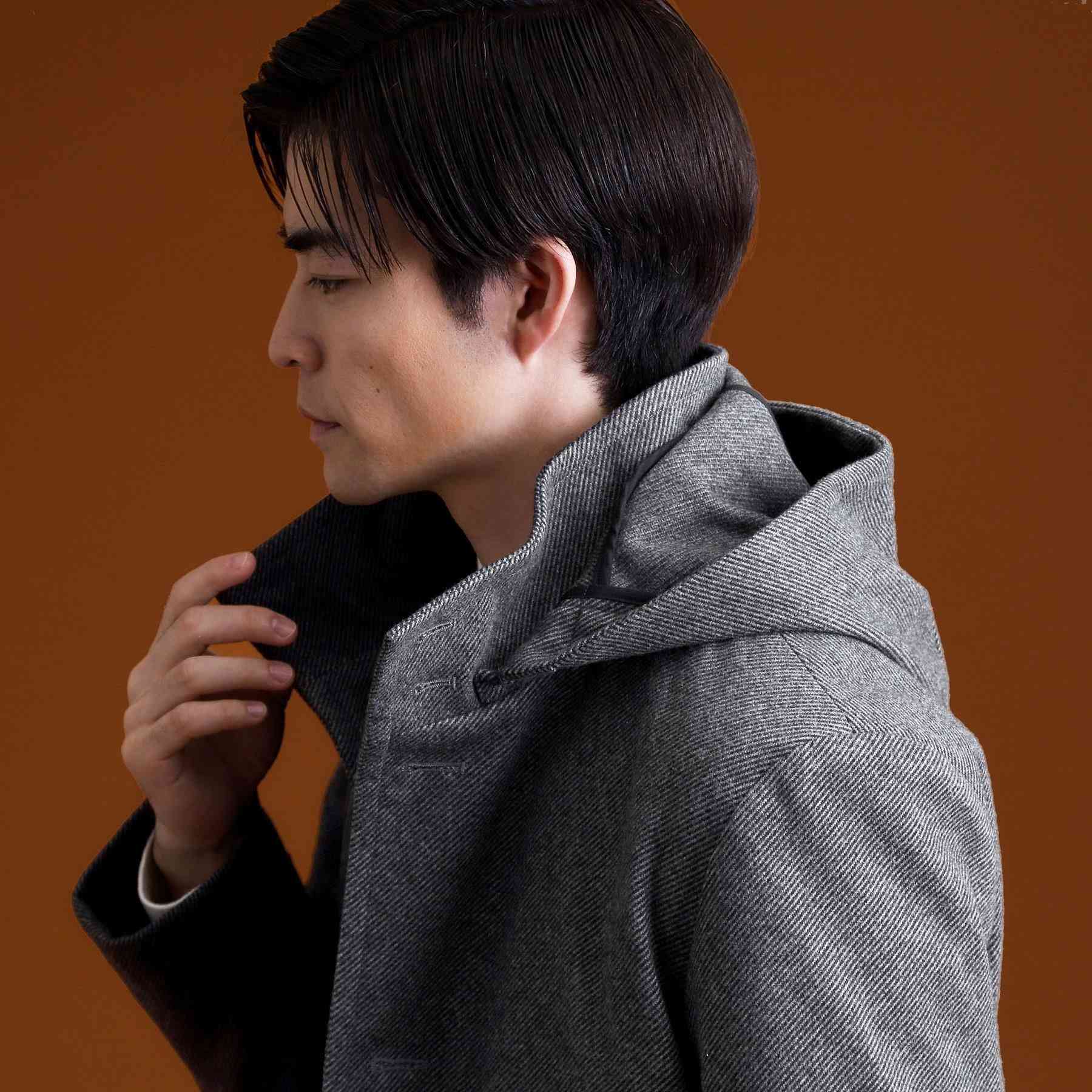 ザ ショップ ティーケー(メンズ) THE SHOP TK(Men) ウーリックスタンドメルトンコート (グレー(412)) グレー(412)