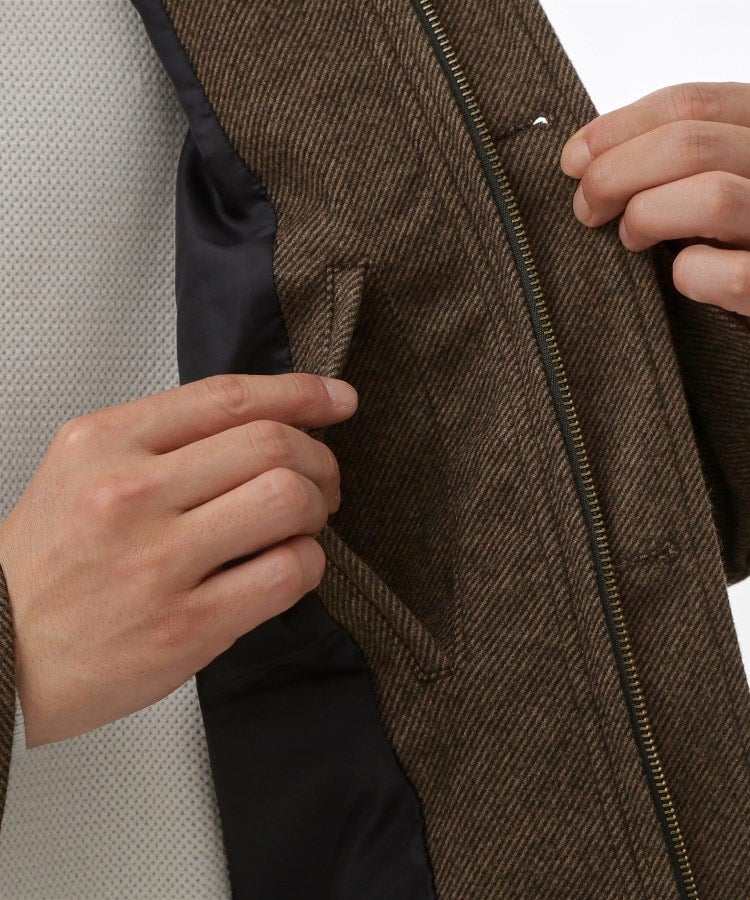 ザ ショップ ティーケー(メンズ) THE SHOP TK(Men) ウーリックデッキブルゾン (ブラウン(443)) ブラウン(443)