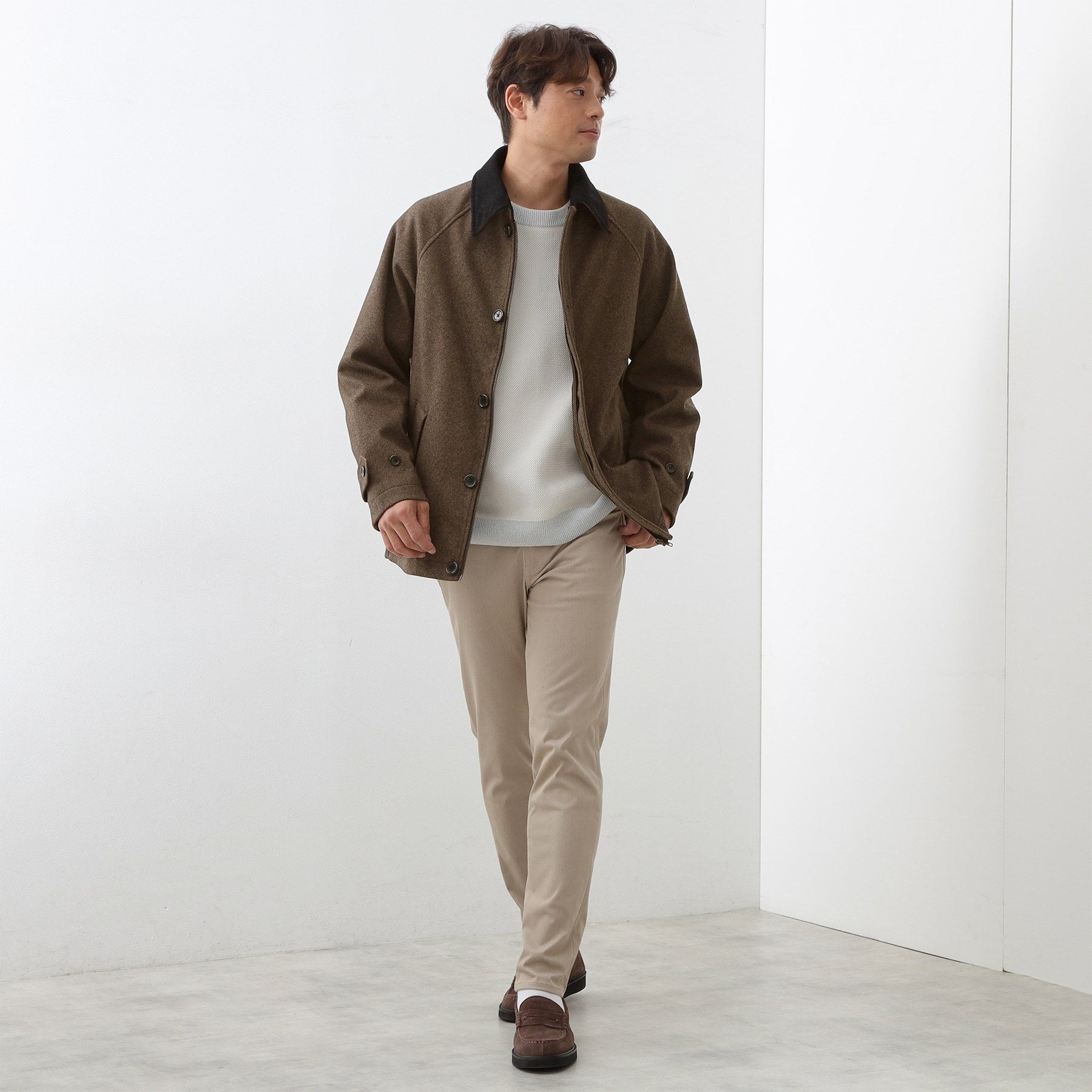ザ ショップ ティーケー(メンズ) THE SHOP TK(Men) ウーリックデッキブルゾン (グレー(412)) グレー(412)