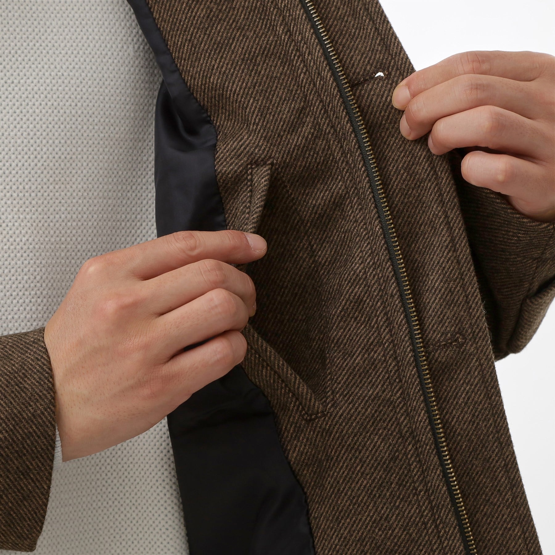 ザ ショップ ティーケー(メンズ) THE SHOP TK(Men) ウーリックデッキブルゾン (グレー(412)) グレー(412)