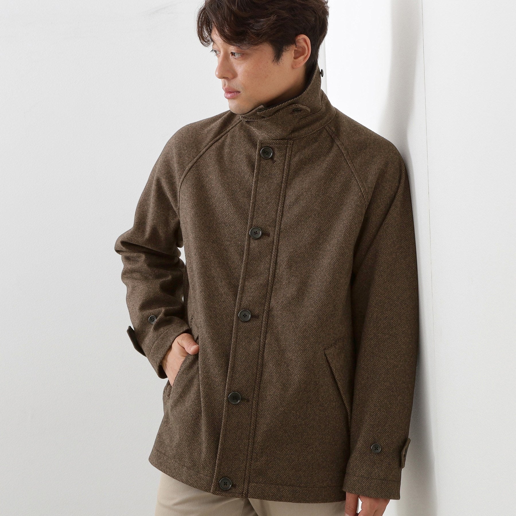 ザ ショップ ティーケー(メンズ) THE SHOP TK(Men) ウーリックデッキブルゾン (グレー(412)) グレー(412)