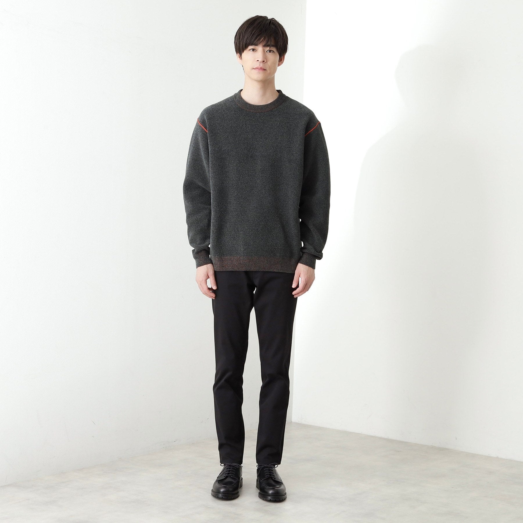 ザ ショップ ティーケー(メンズ) THE SHOP TK(Men) プレミアムスキニーパンツ WARM【裏起毛/360°ストレッチ/洗濯機OK】 (ブラウン(044)) ブラウン(044)