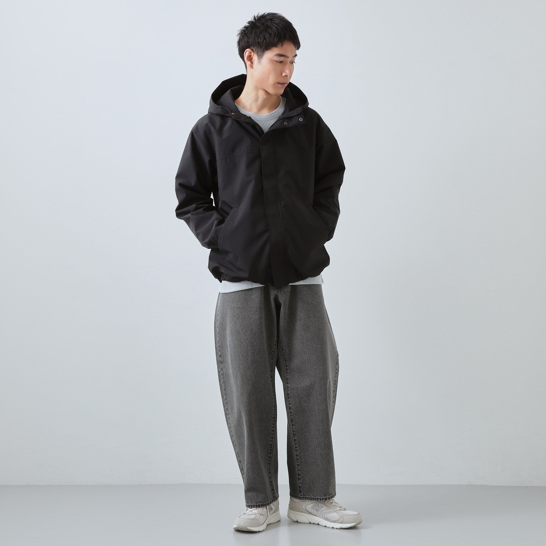 ザ ショップ ティーケー(メンズ) THE SHOP TK(Men) デニムカーブパンツ (ブラック(019)) ブラック(019)