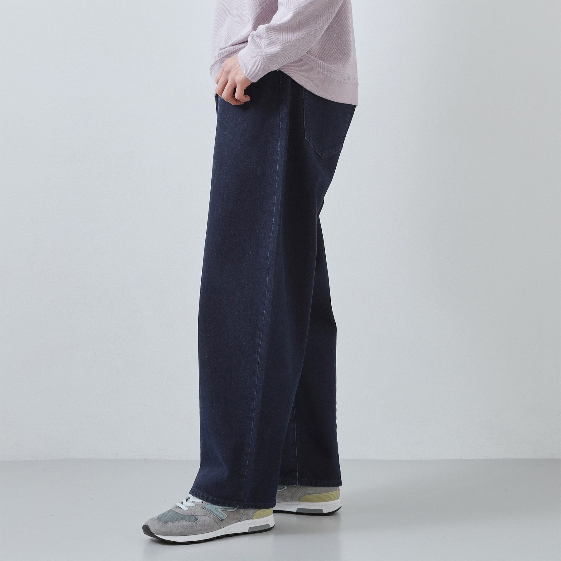 ザ ショップ ティーケー(メンズ) THE SHOP TK(Men) デニムカーブパンツ (ブラック(019)) ブラック(019)