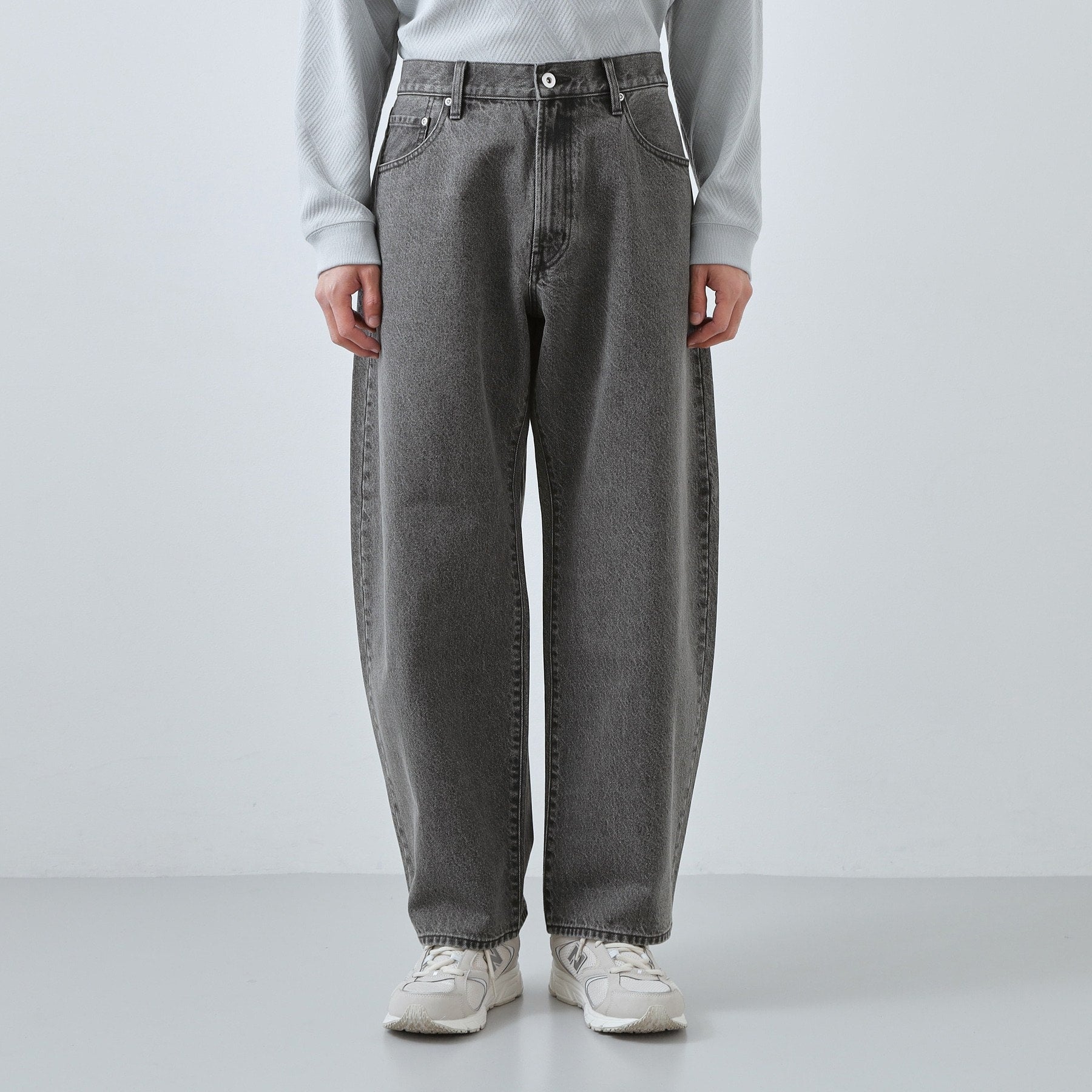 ザ ショップ ティーケー(メンズ) THE SHOP TK(Men) デニムカーブパンツ (ブラック(019)) ブラック(019)