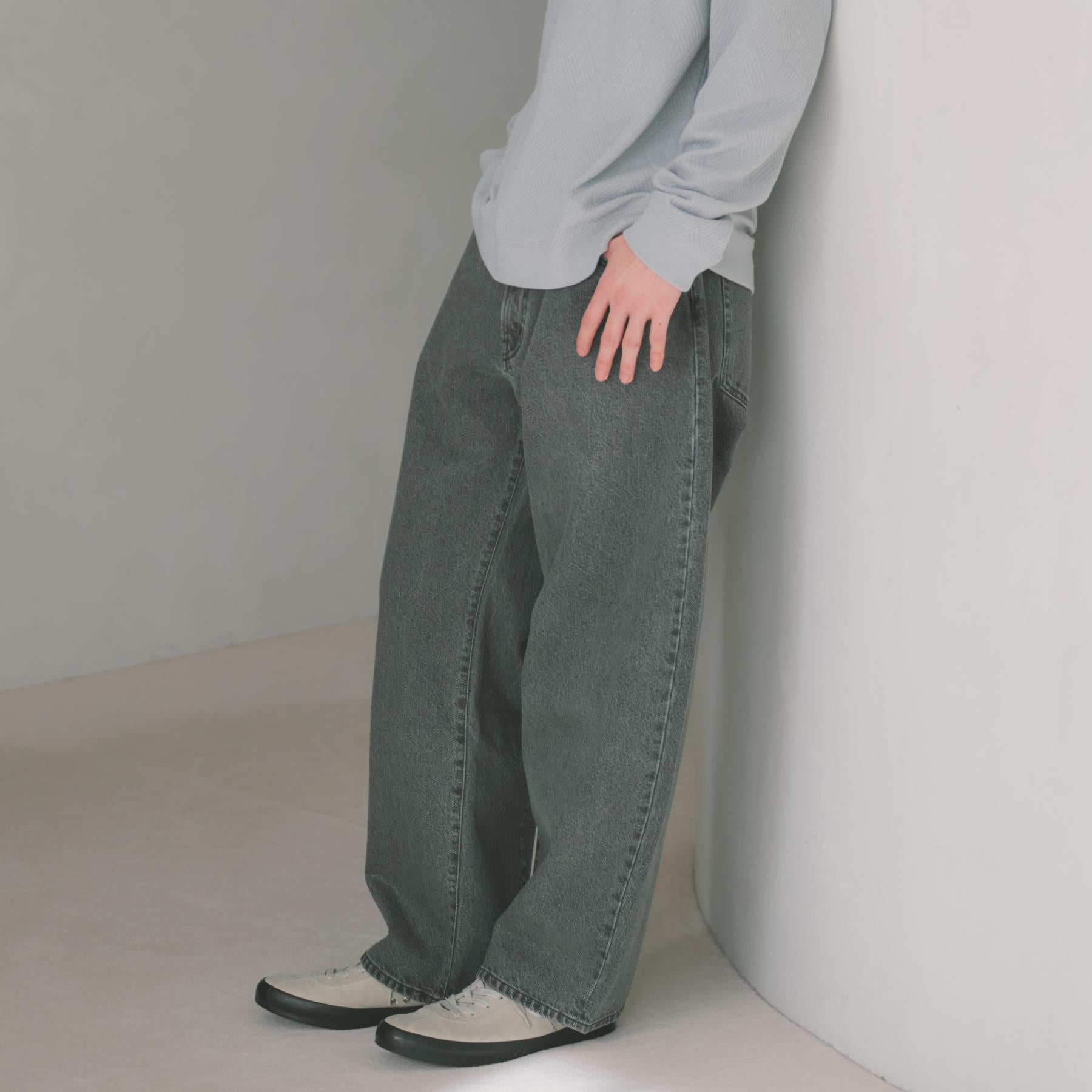 ザ ショップ ティーケー(メンズ) THE SHOP TK(Men) デニムカーブパンツ (ブラック(019)) ブラック(019)