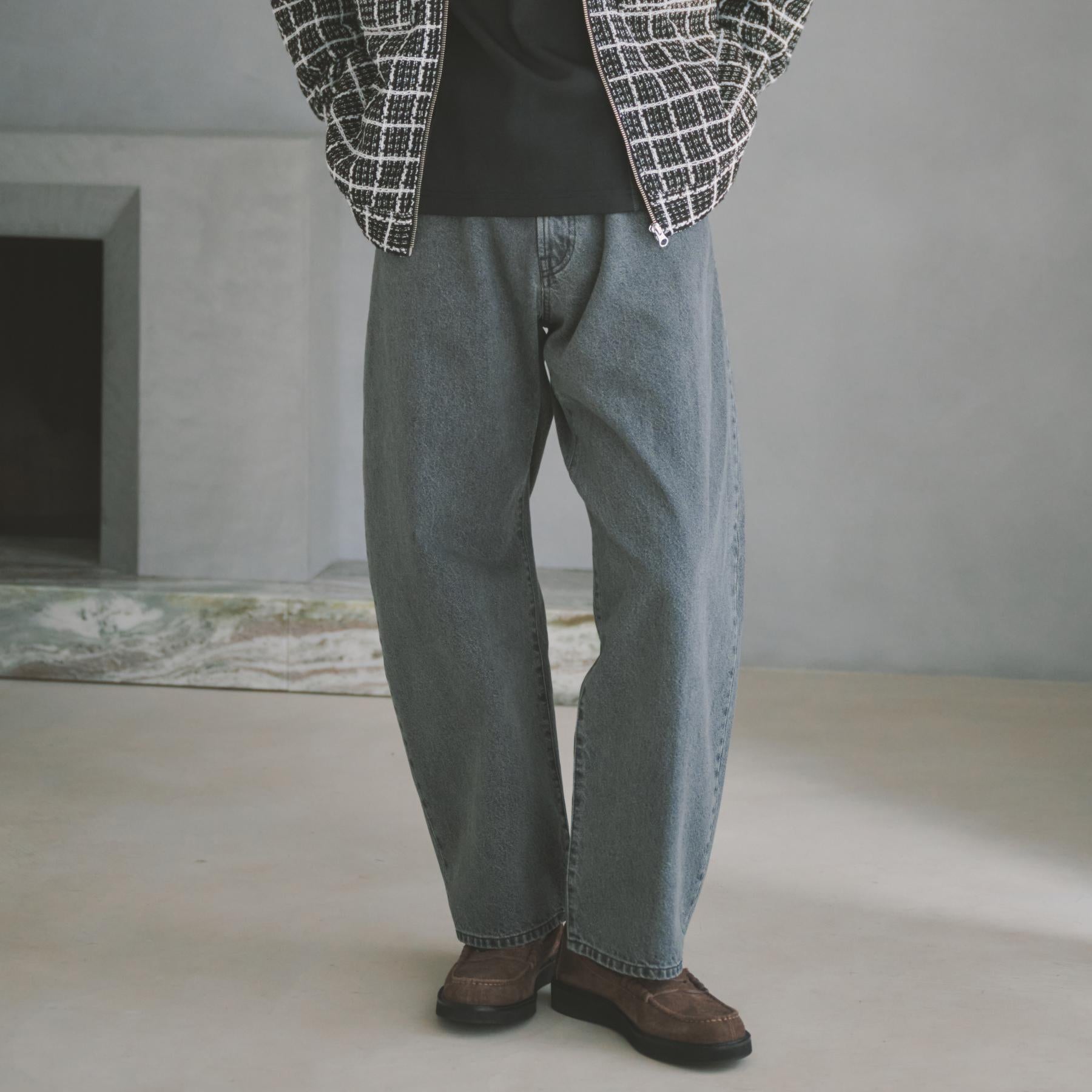 ザ ショップ ティーケー(メンズ) THE SHOP TK(Men) デニムカーブパンツ (ブラック(019)) ブラック(019)