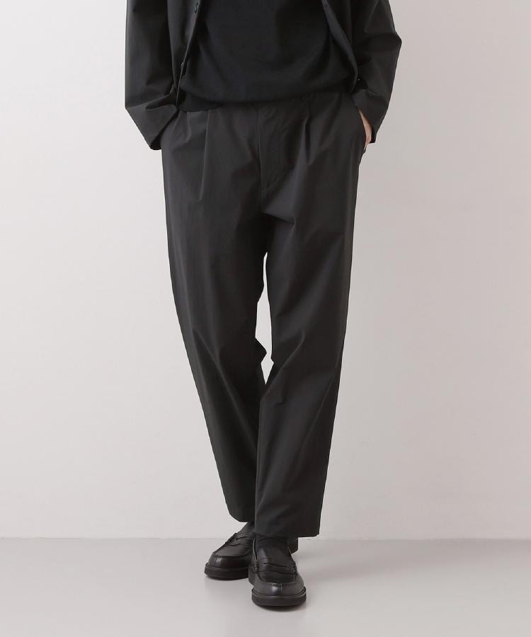 ザ ショップ ティーケー(メンズ) THE SHOP TK(Men) 《KURO》コーデュラナイロン テーパードパンツ セットアップ可/防シワ/撥水/ストレッチ (ブラック(019)) ブラック(019)