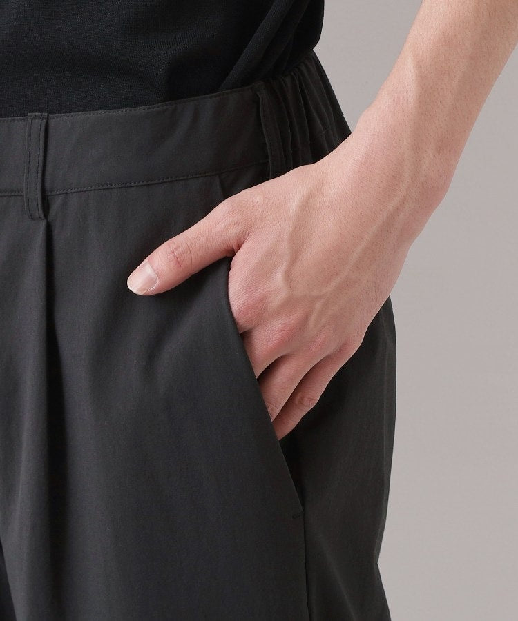 ザ ショップ ティーケー(メンズ) THE SHOP TK(Men) 《KURO》コーデュラナイロン テーパードパンツ セットアップ可/防シワ/撥水/ストレッチ (ブラック(019)) ブラック(019)