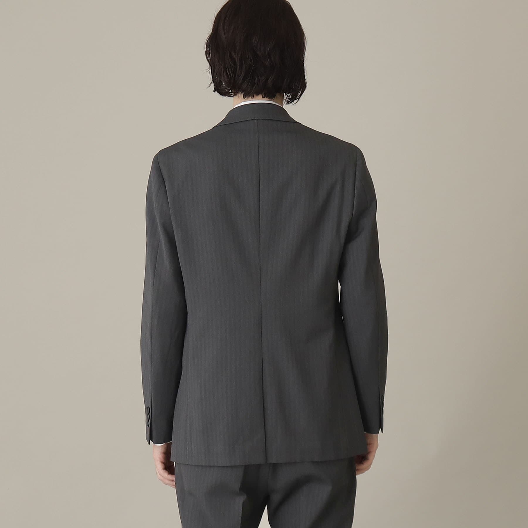 ザ ショップ ティーケー THE SHOP TK 【セットアップ可】甘撚りヘリンボンジャケット