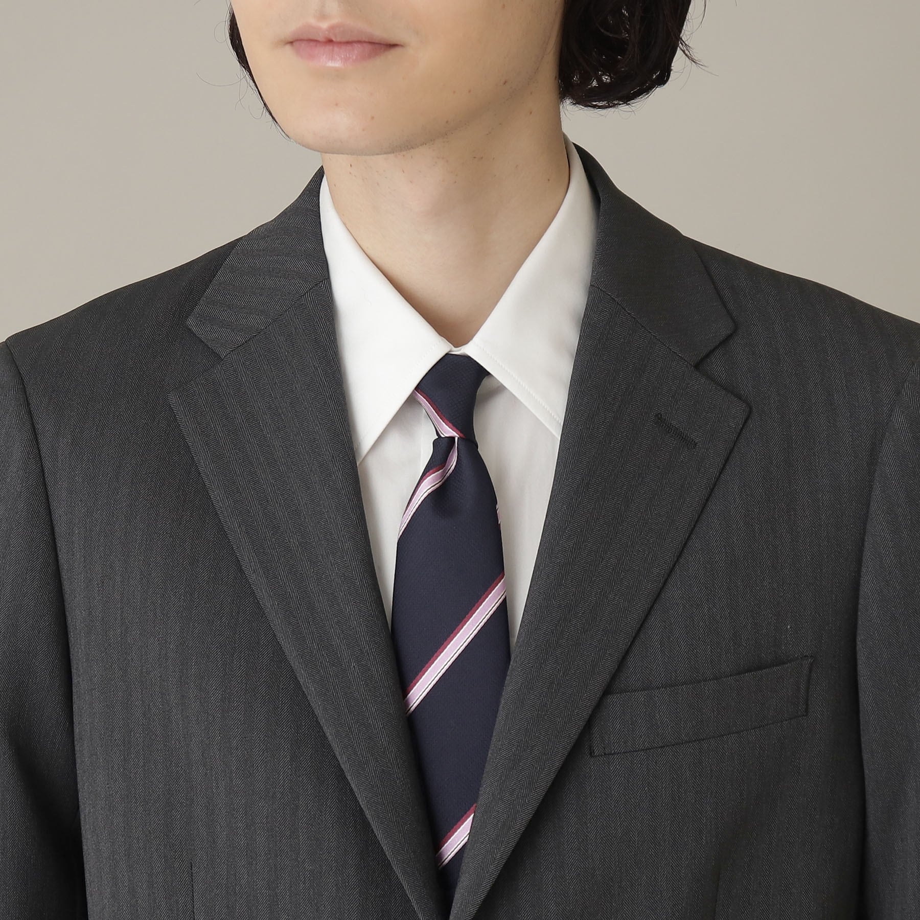 ザ ショップ ティーケー THE SHOP TK 【セットアップ可】甘撚りヘリンボンジャケット