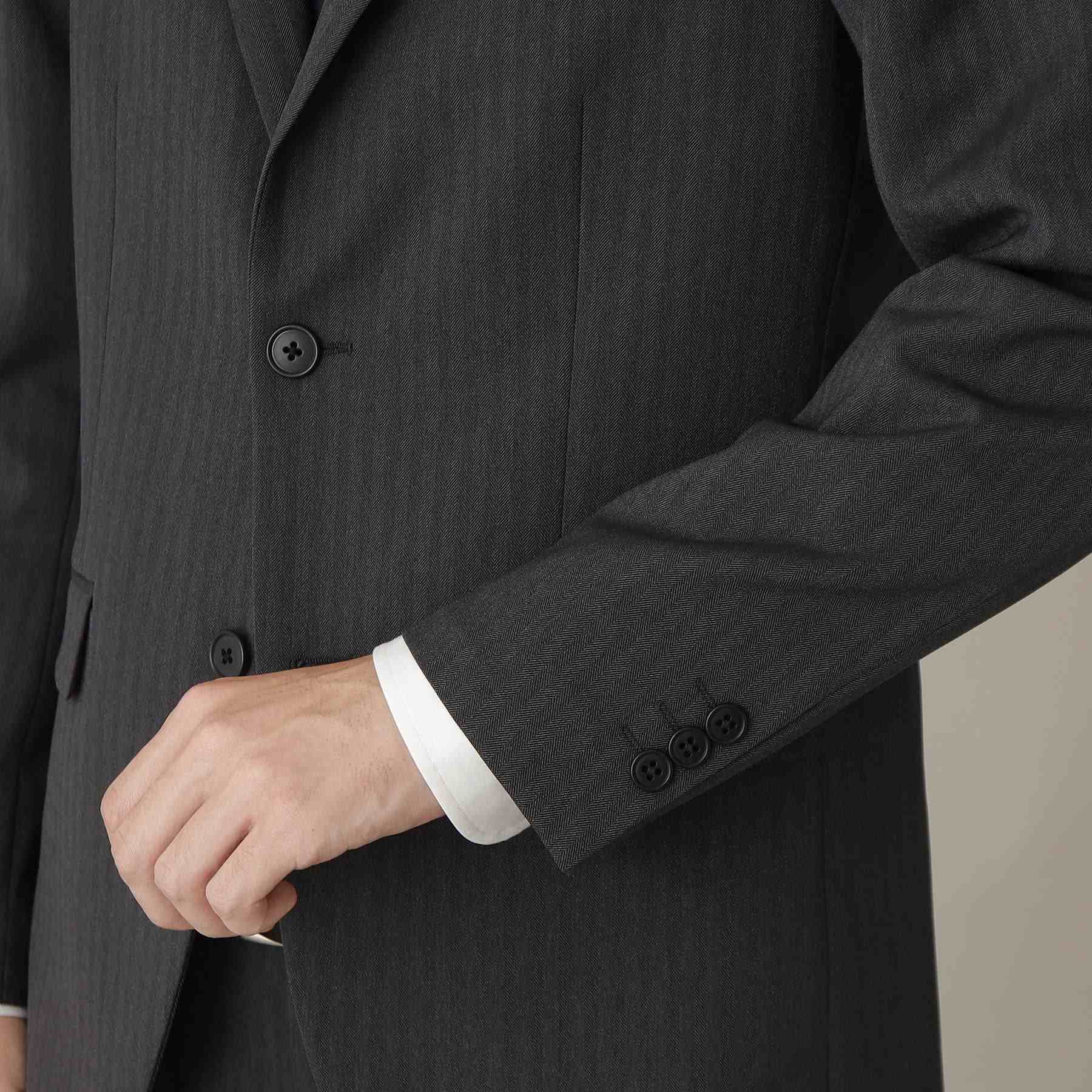 ザ ショップ ティーケー THE SHOP TK 【セットアップ可】甘撚りヘリンボンジャケット