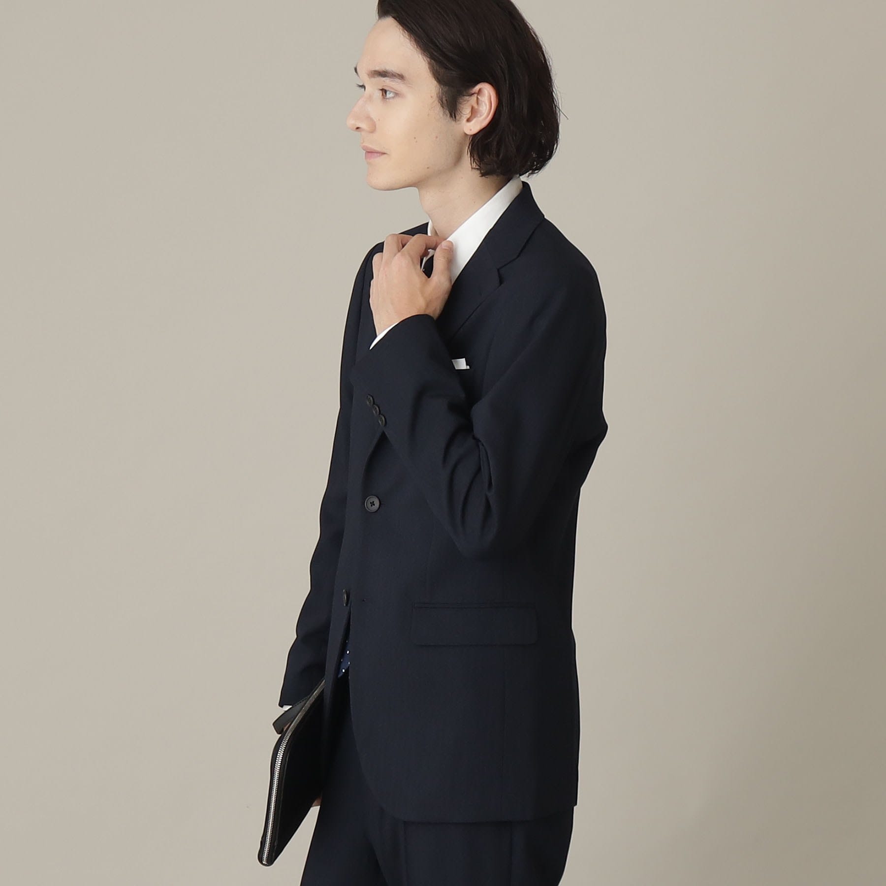 ザ ショップ ティーケー THE SHOP TK 【セットアップ可】甘撚りヘリンボンジャケット