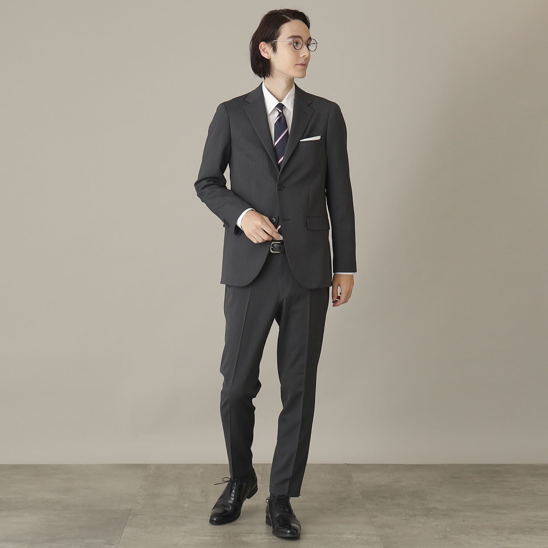 ザ ショップ ティーケー THE SHOP TK 【セットアップ可】甘撚りヘリンボンジャケット